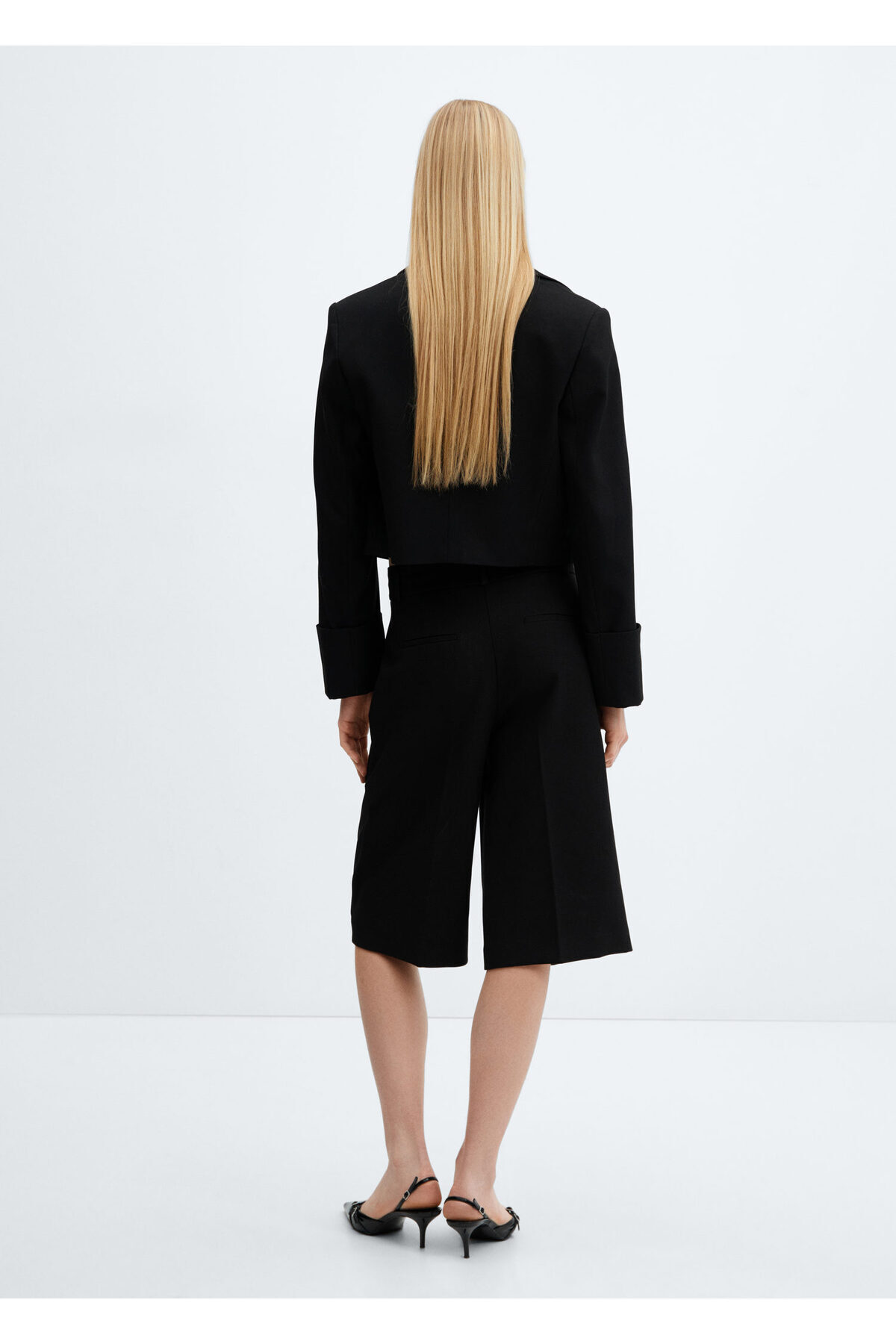 MANGO Woman-Women's Black Blazer -67954455 5
