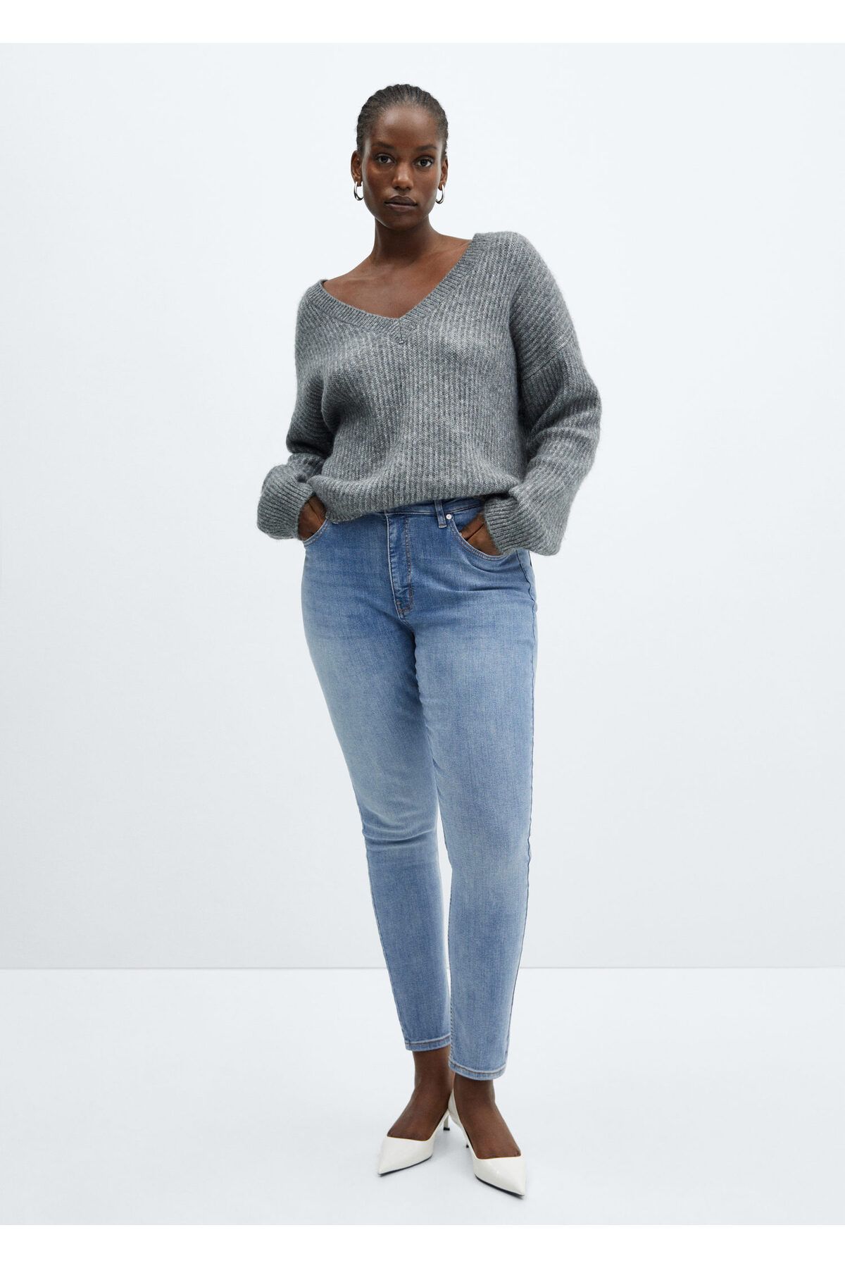 Orta Denim Rengi Kadın  Jeans 67110288