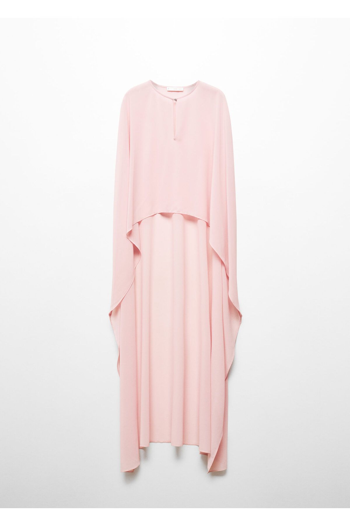 MANGO-Women's Pastel Pink Cape - 67046324 1