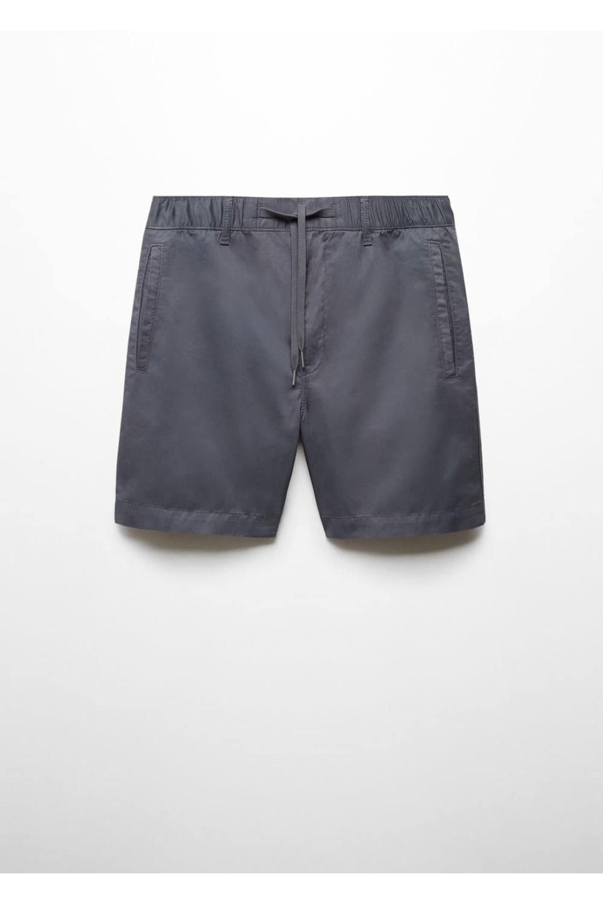 MANGO Man-100% Cotton Drawstring Bermuda Shorts 3