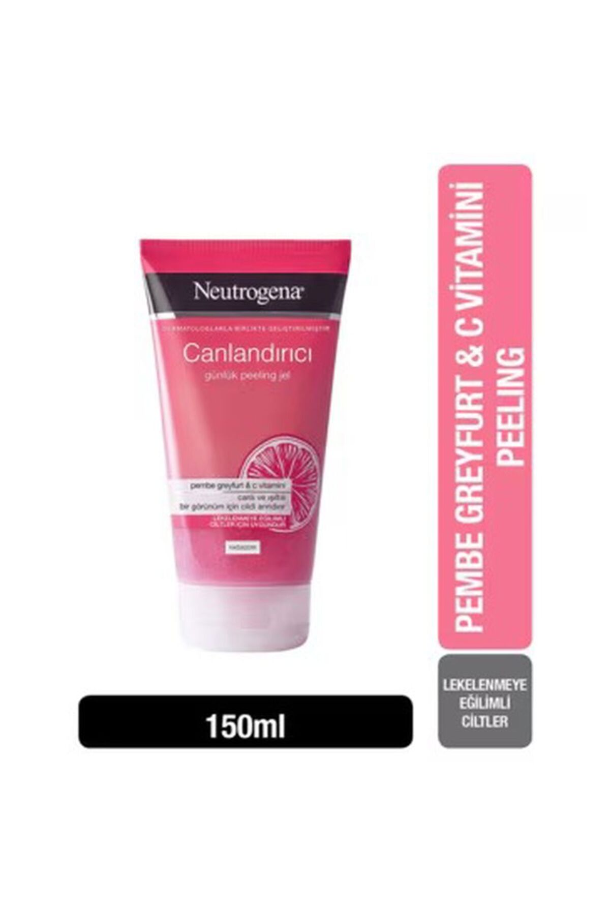Neutrogena نئوتروگندا ژل لایه بردار صورتی پاک کننده منافذ پوست ۱۵۰ میلی لیتر — EMA53371