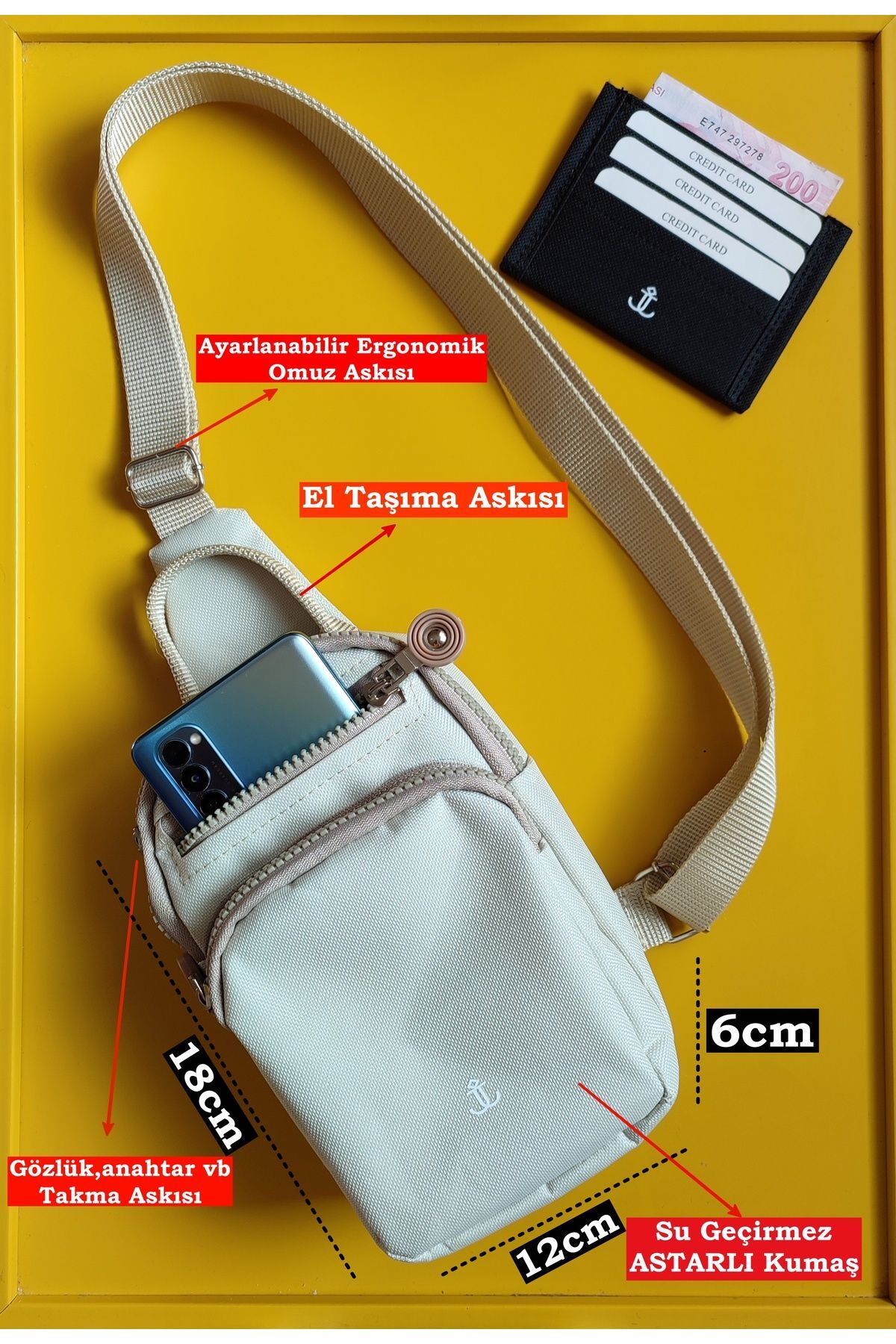 JANJAN GARANTİLİ Orijinal Unisex Yandan Çapraz Askılı-Omuz-Sırt-Yan Body Bag-Günlük Spor Göğüs Çantası görsel 4