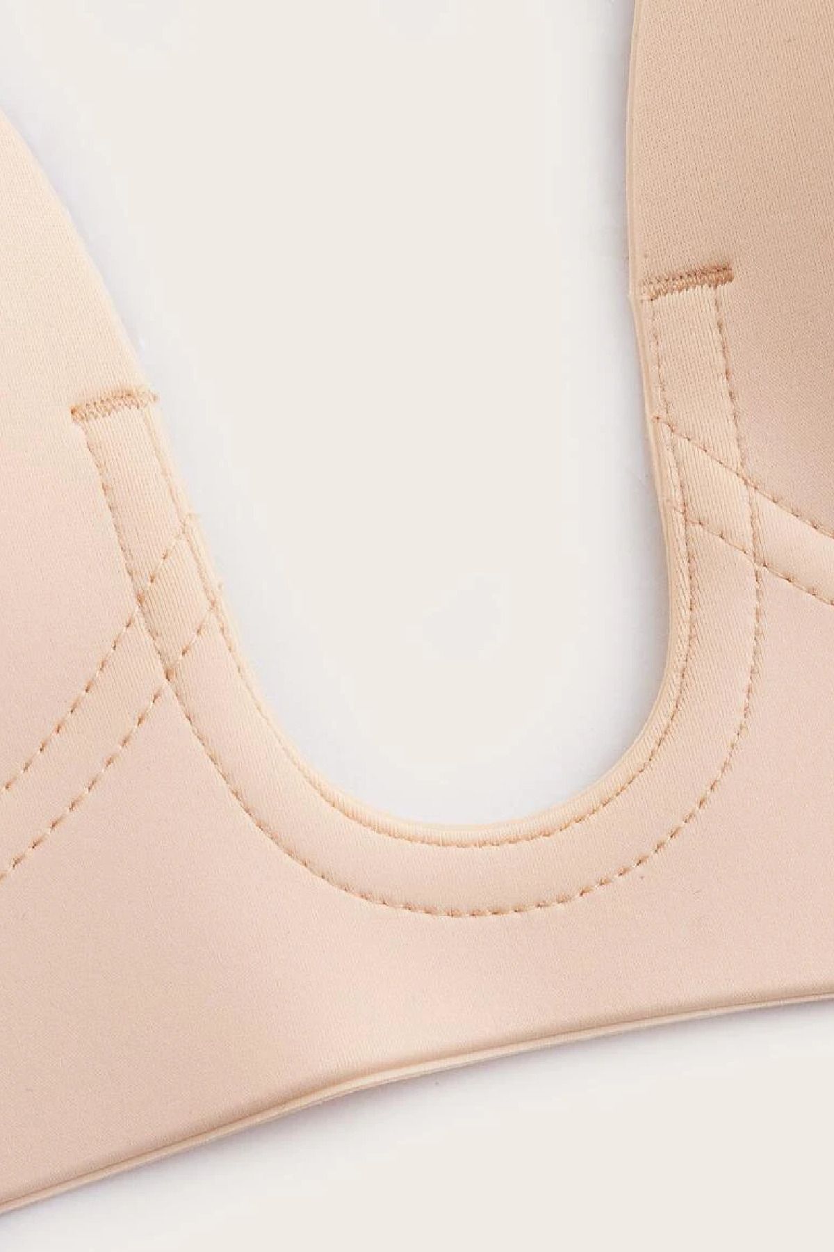 Bernato-Non-Slip Side Adhesive Nude Padded Bra 7