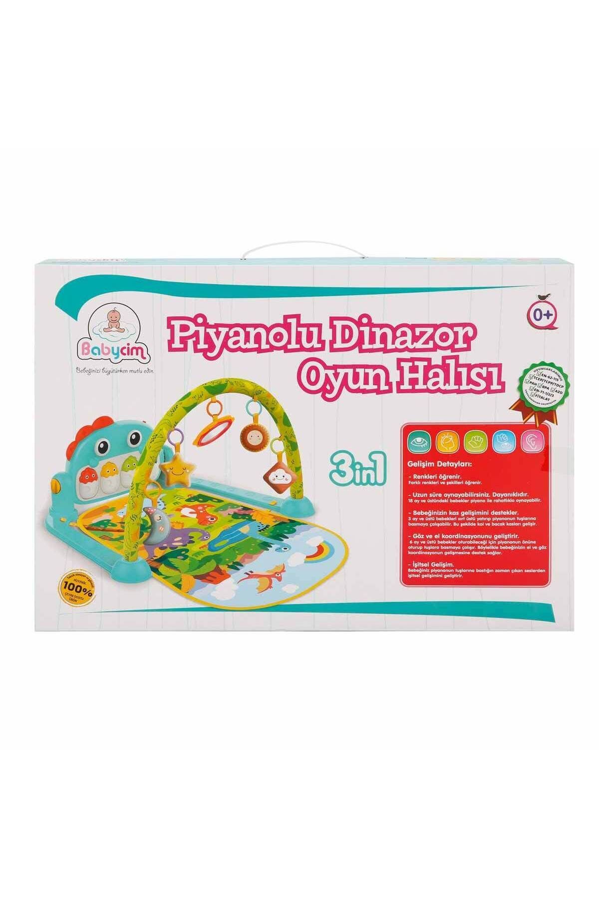 TinySteps Babycim Piyanolu Dinazor Oyun Halısı Aktivite Oyun fotoğrafı 2 (önizleme)