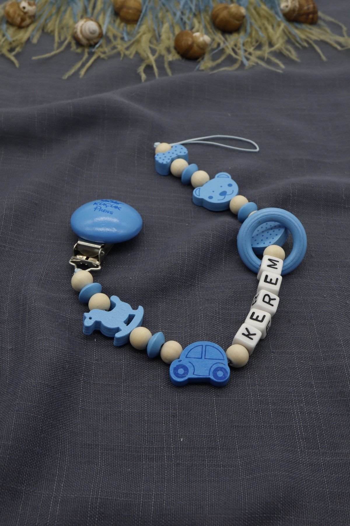 lilamtasarım Lilam Tasarım Bebek Emzik Zinciri fotoğrafı 2 (önizleme)