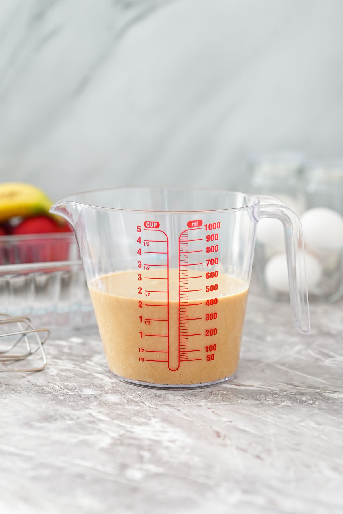 Hayveys-1000 ml Transparent Measuring Cup with Handle 6