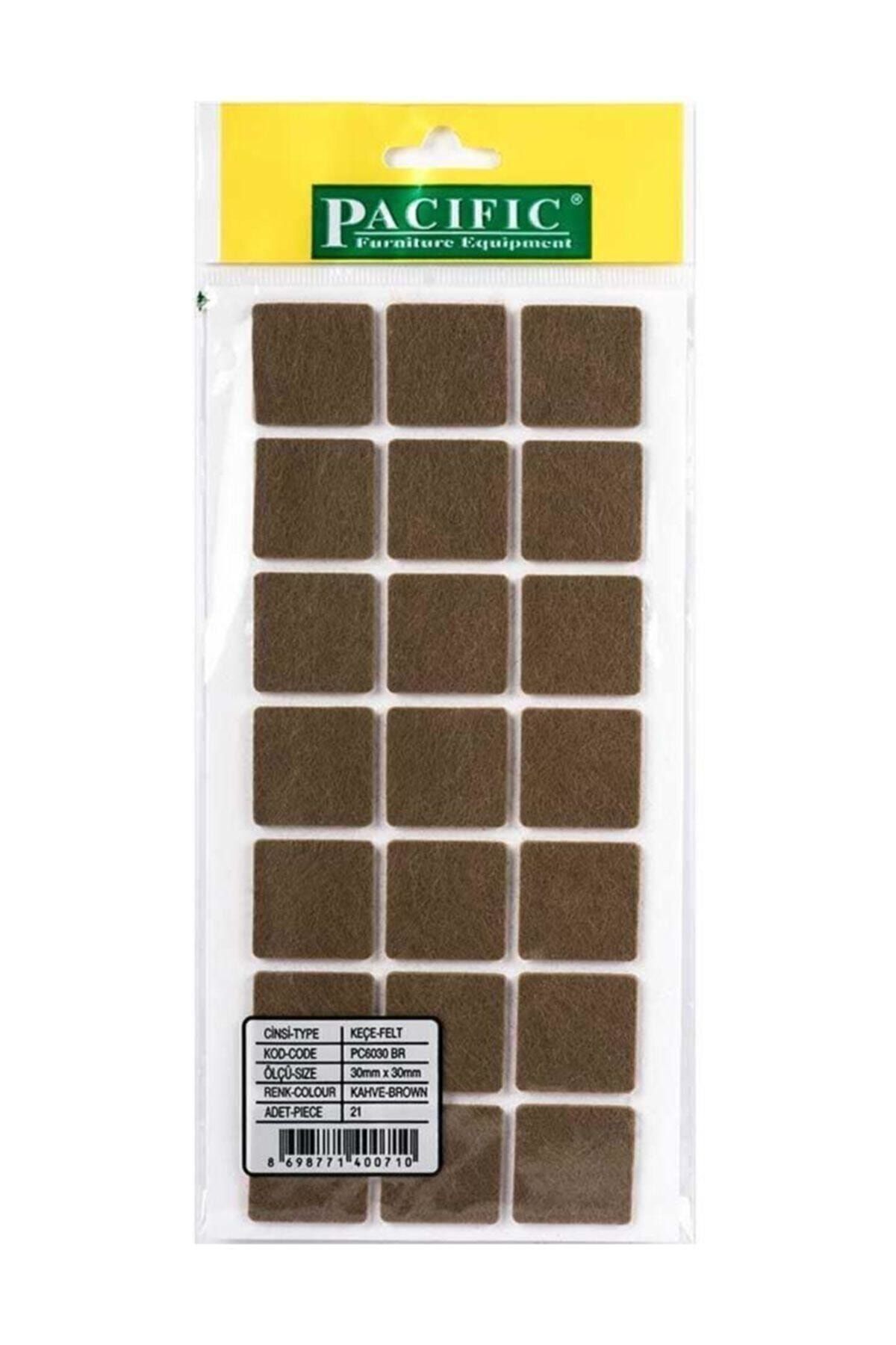 PACIFIC Yapışkanlı Masa Sandalye Keçesi Zemin Koruyucu Keçe 1 Paket ( 30 X 30 )