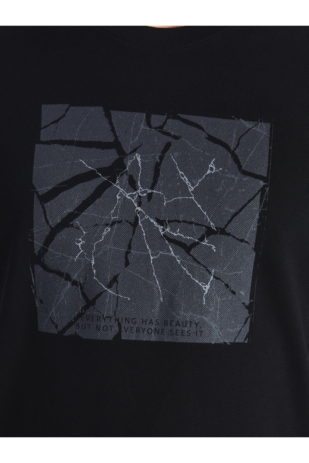 تیشرت مردانه خاکستری ال سی وایکیکی | S4BF21Z8 اورجینال - تصویر 4