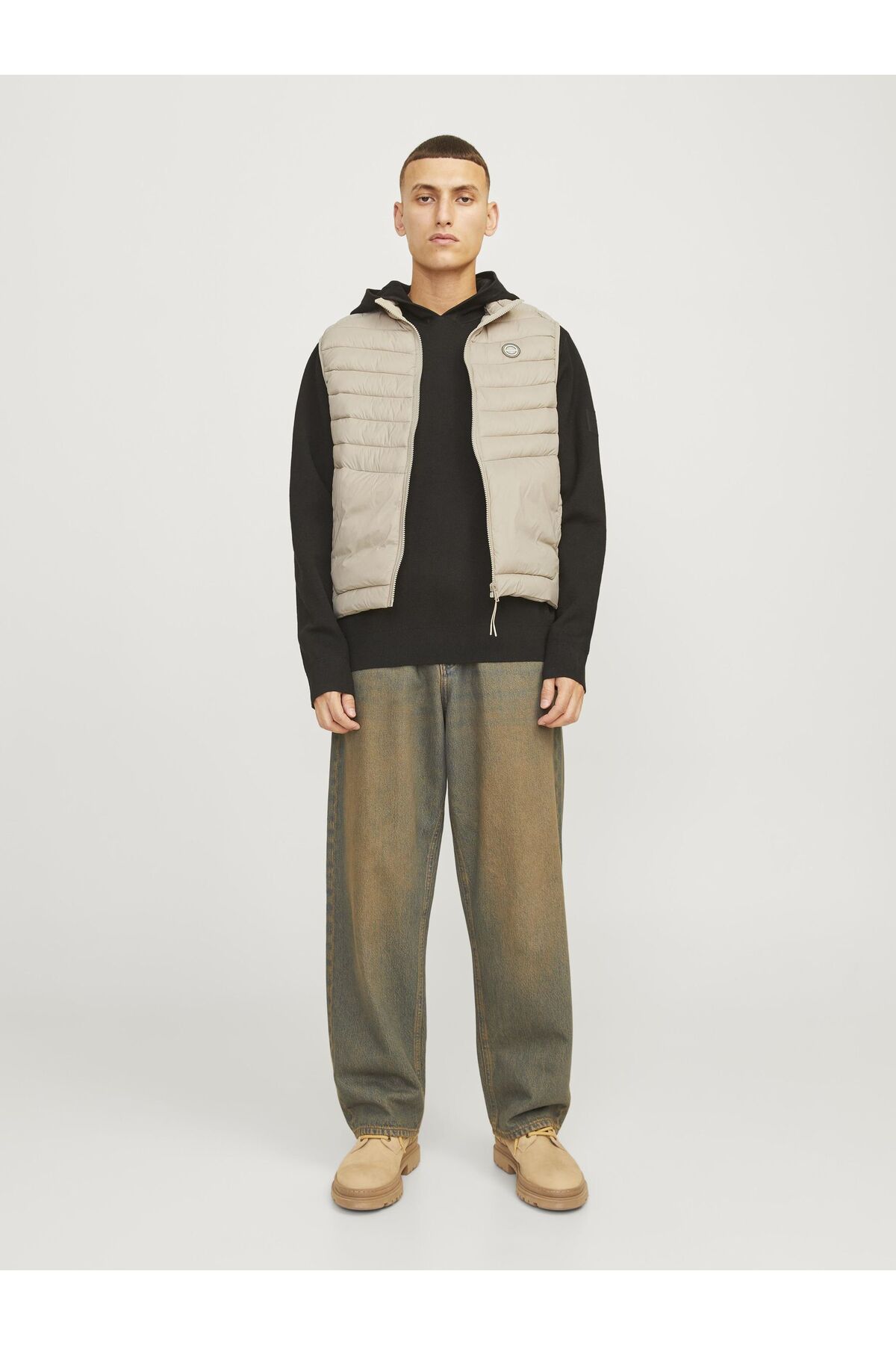 جلیقه مردانه راسته Kalın Askılı | جک اند جونز Jack & Jones TYCD4B01BCB54F1000 - تصویر 4