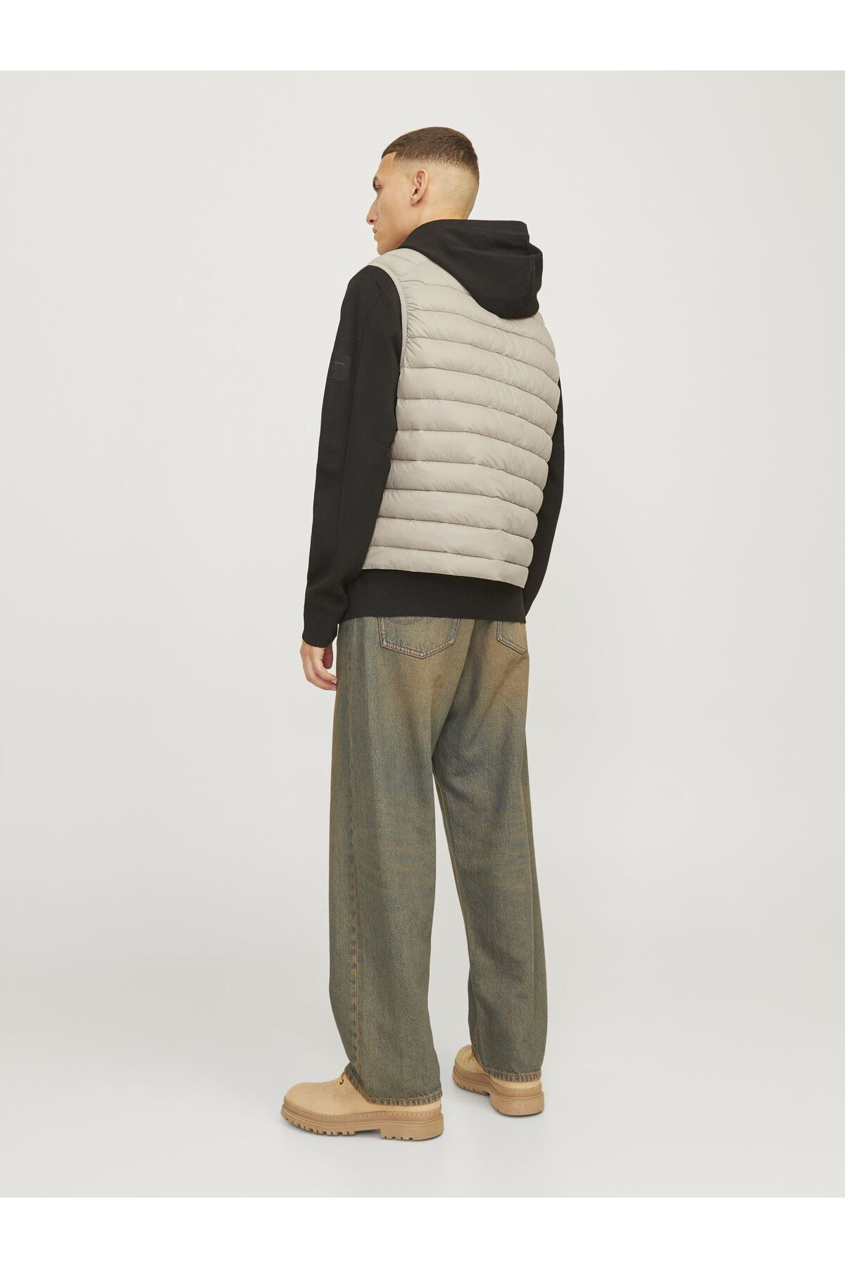 جلیقه مردانه راسته Kalın Askılı | جک اند جونز Jack & Jones TYCD4B01BCB54F1000 - تصویر 3