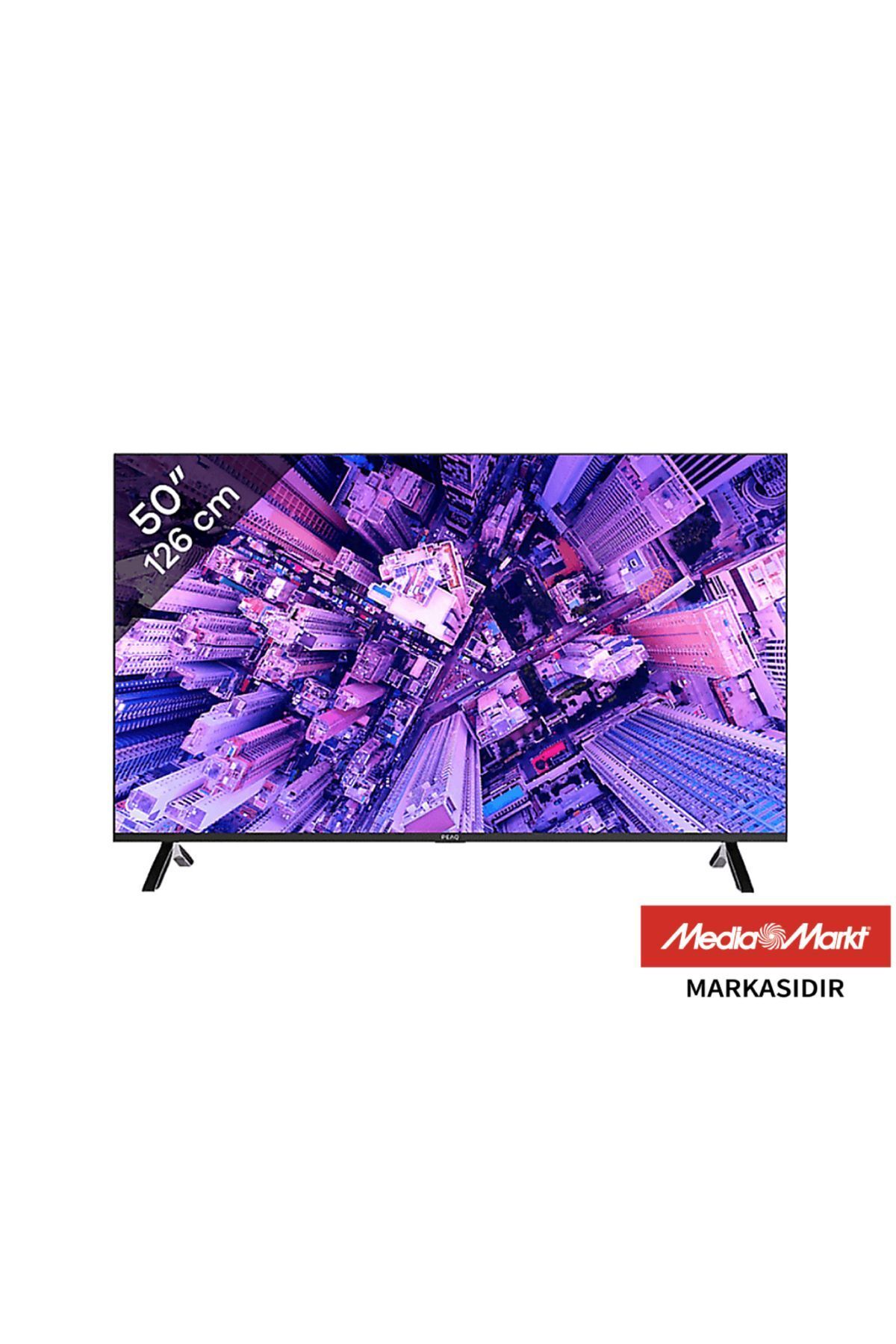 PQ50FMN252 50 inç 126 Ekran Dahili Uydu Alıcılı Smart 4K UHD LED TV