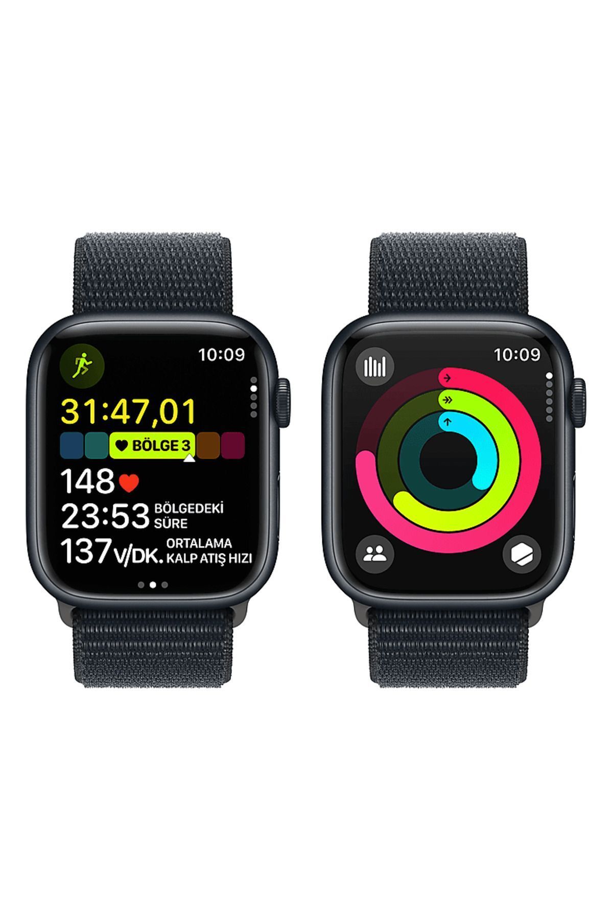 Apple Watch Series 9 GPS Cellular MRMF3TU A 45 mm Gece Yar s Aluminyum Kasa ve Gece Yar s Spor Loop Fiyat Yorumlar Trendyol