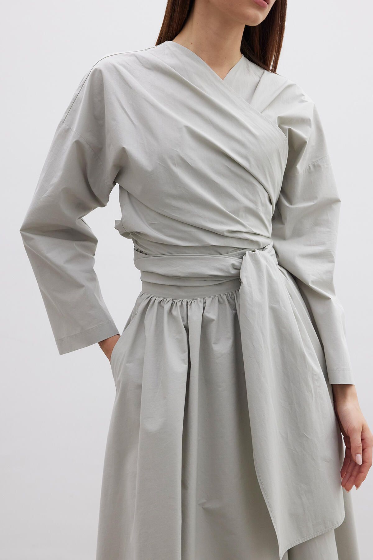 Manuka-Premium-Hemd im Kimono-Stil, Grün 5
