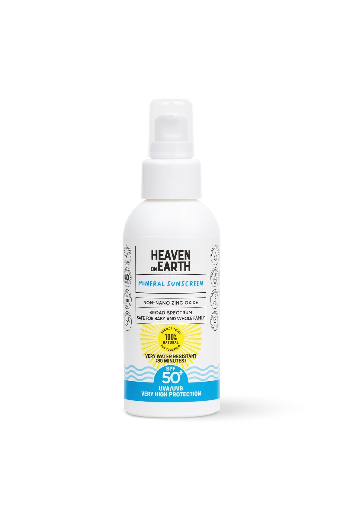 Heaven on Earth %100 Doğal Organik Çocuk Yaz Seti, Mineral güneş kremi 50+ SPF, SOS Stick, Mineral Güneş Stick fotoğrafı 2 (önizleme)