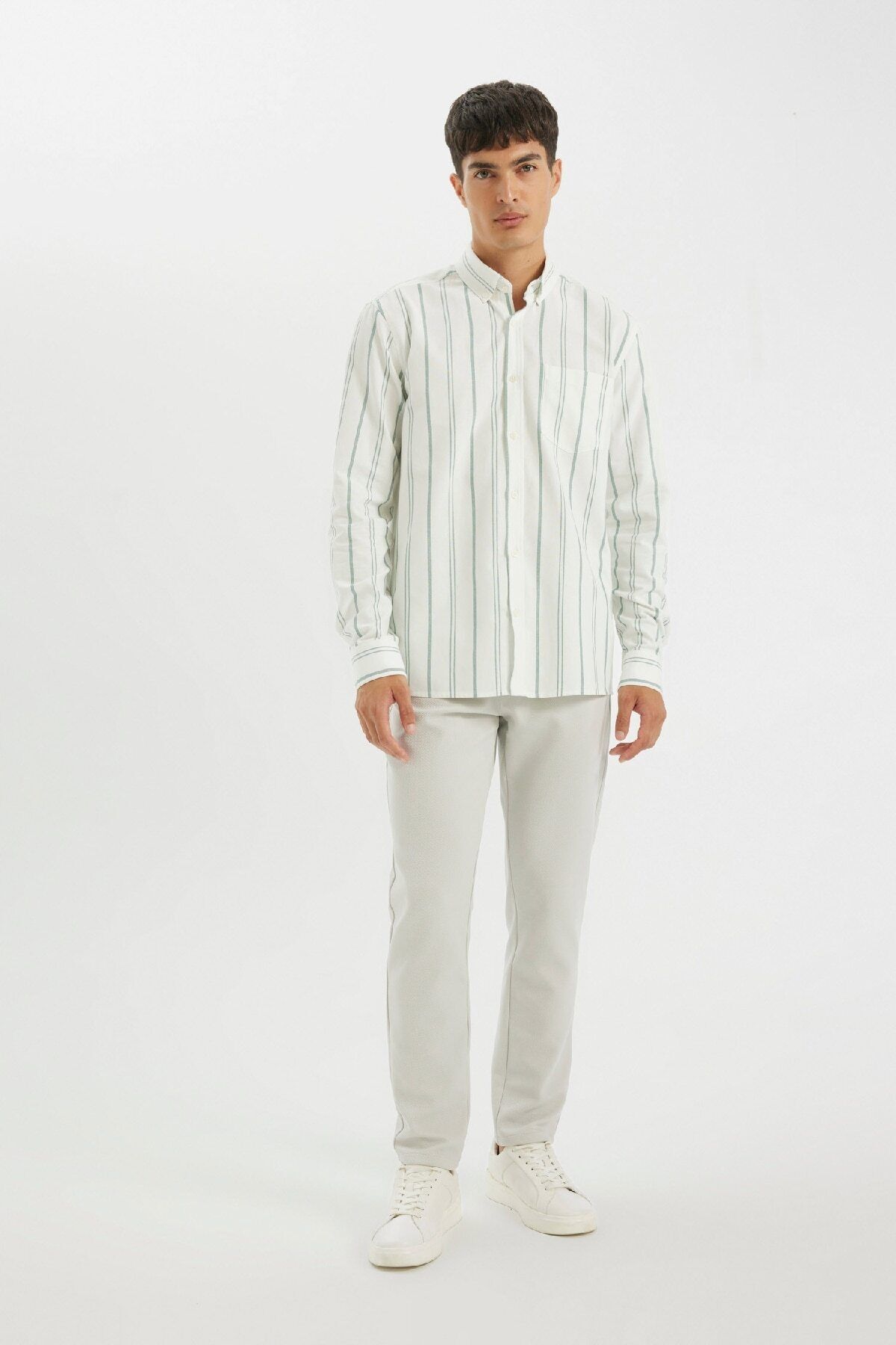 پیراهن مردانه دفاکتو | D3500AX24AU Defacto - Image 2