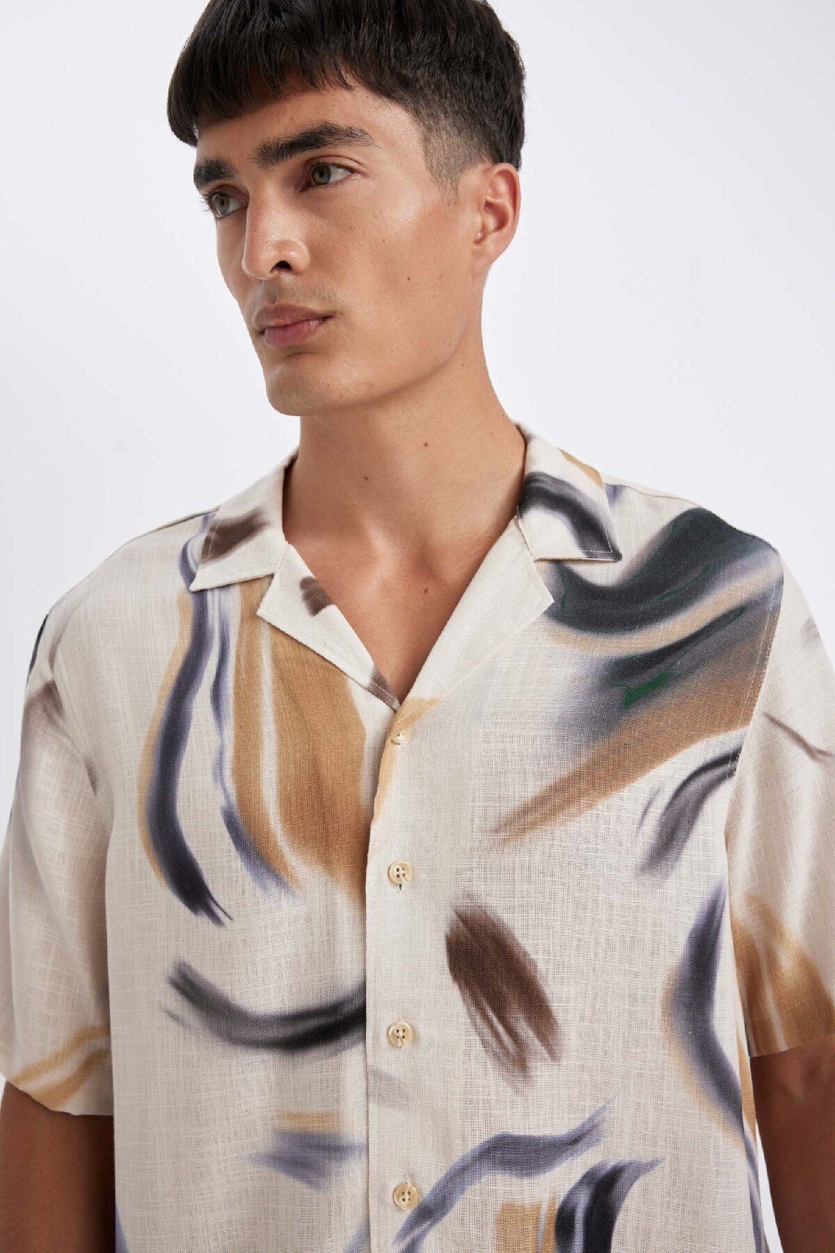 پیراهن مردانه دفاکتو | D4198AX24SM Defacto - Image 3