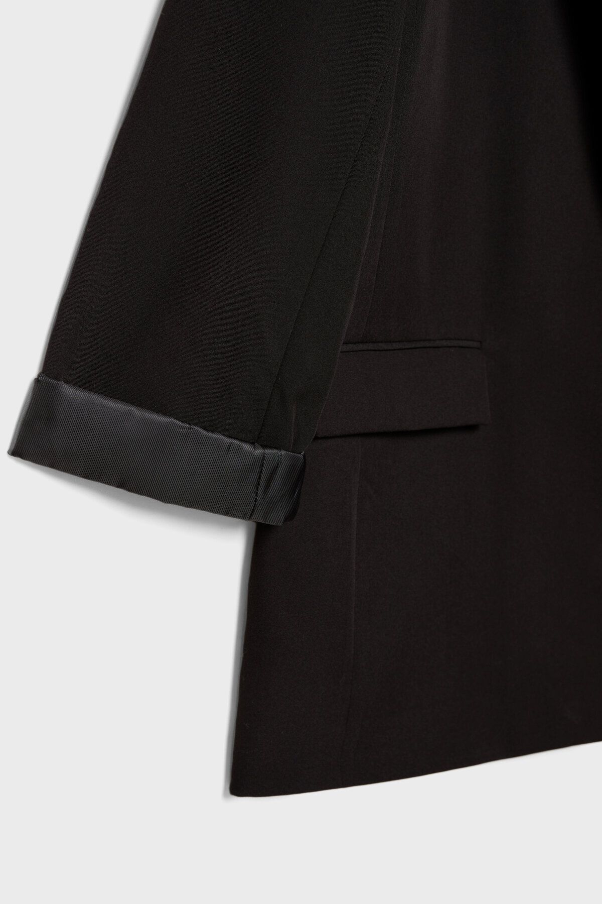 Stradivarius-Flowy Open Front Blazer 6