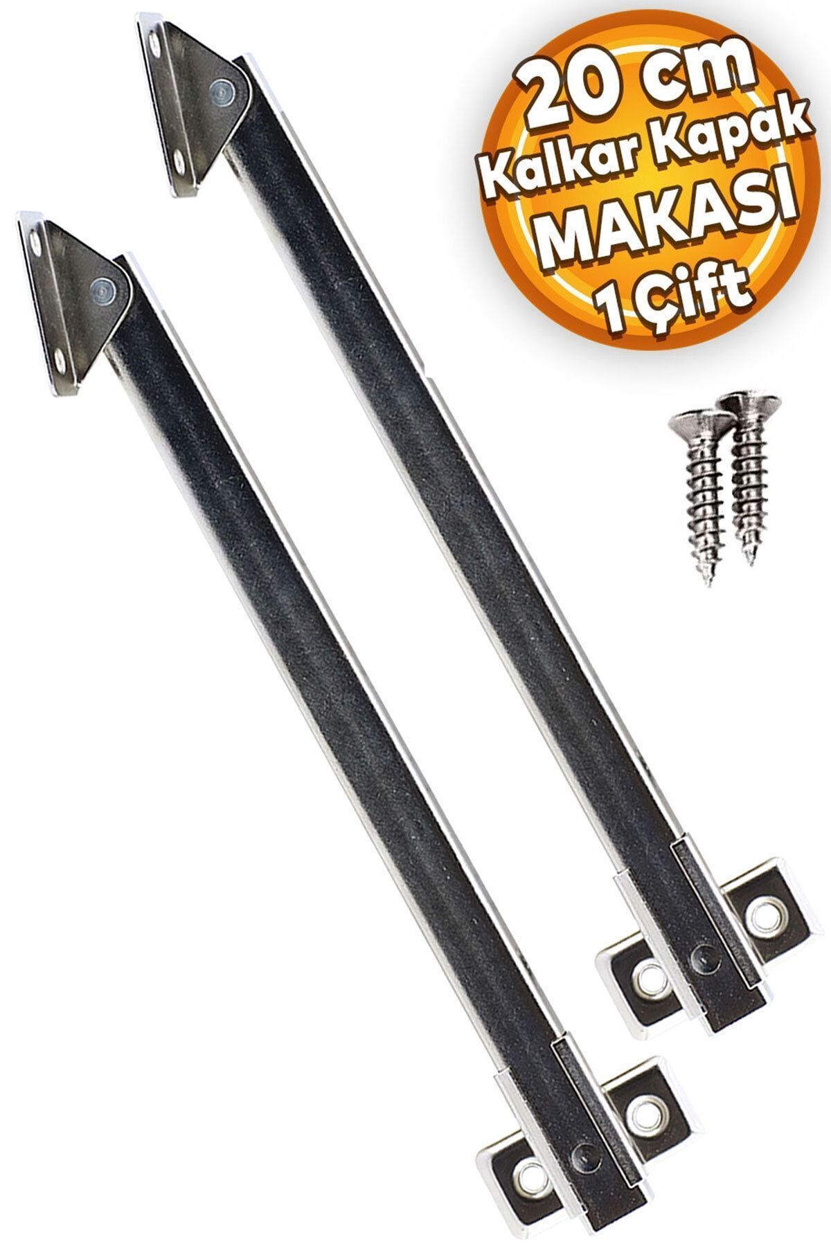 Lifting Door Scissors Cabinet Drawer Metal 20 Cm Silent Opening Closing Shock Absorber Piston (1 Pair)
