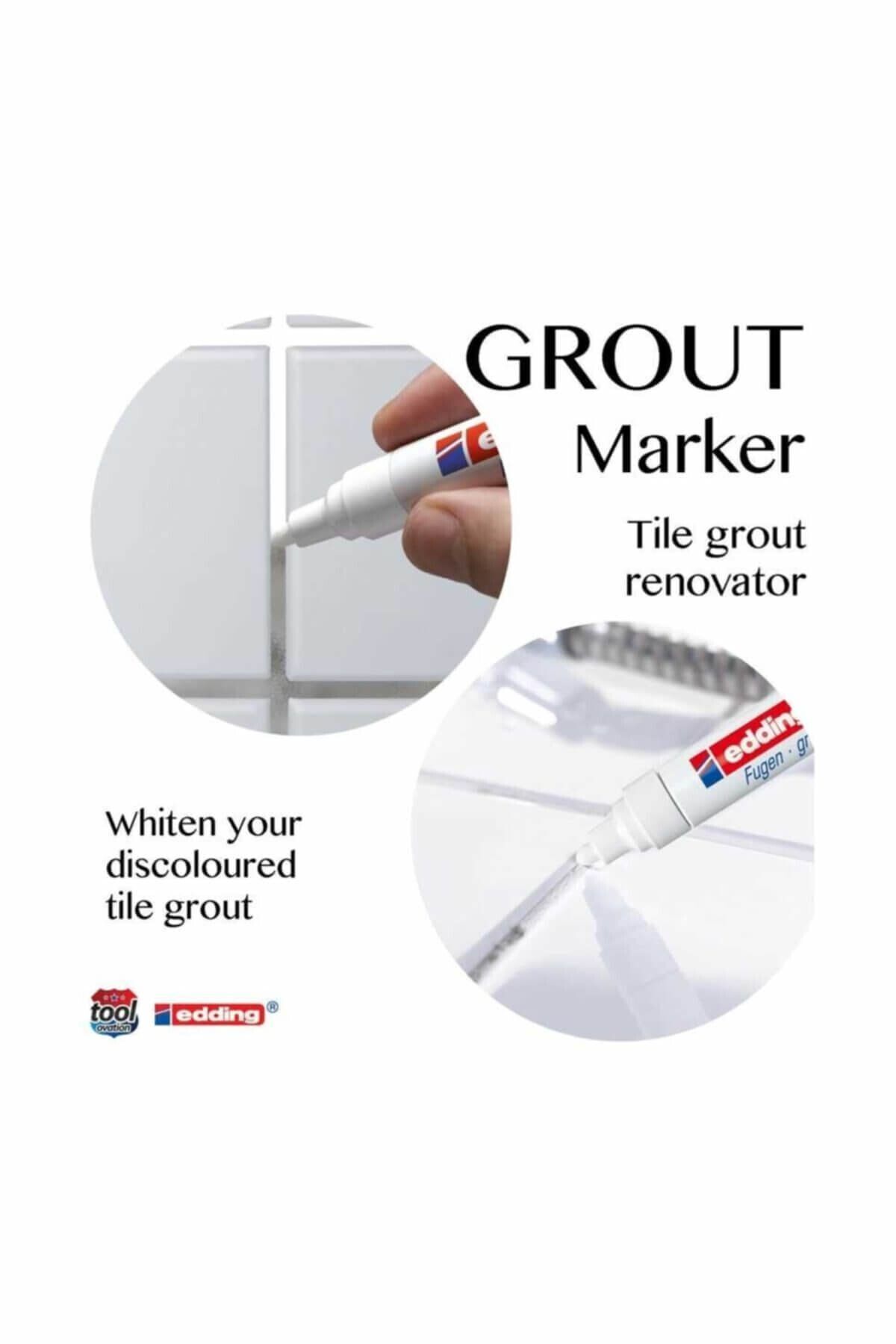 Edding-8200 tile joint marker white 1