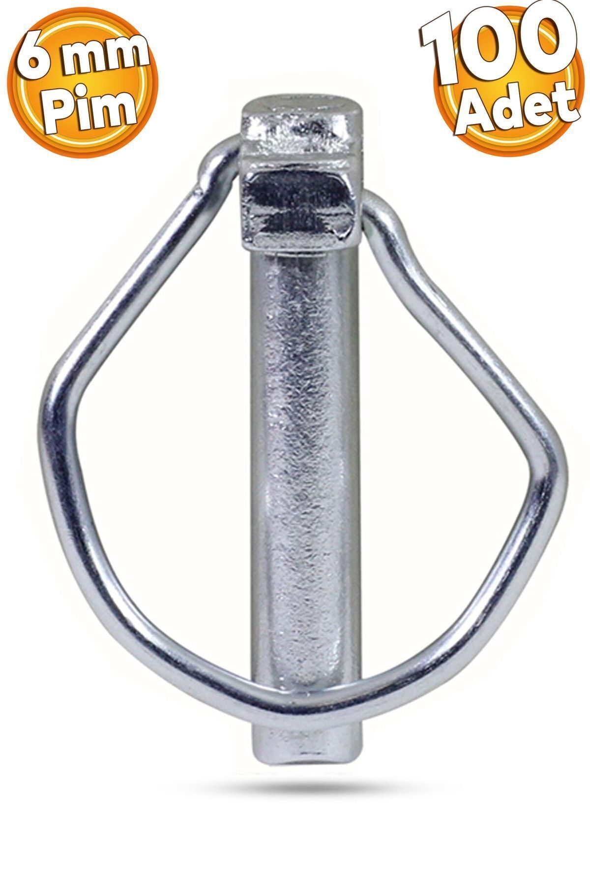 Tractor Pin Spring Pin Quality Steel 6 Mm (100 PCS)