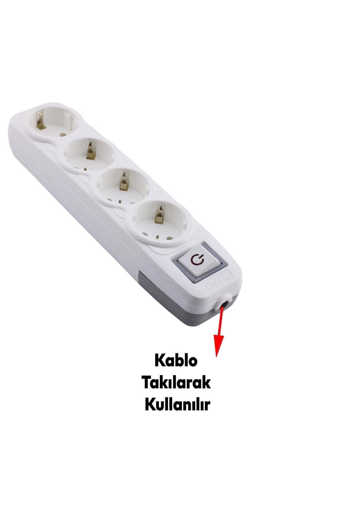 Badem10-4 Group Socket Switched Terminal Plug Socket Grounded Multiple Group Socket Multiplier Quadruple Wireless 2