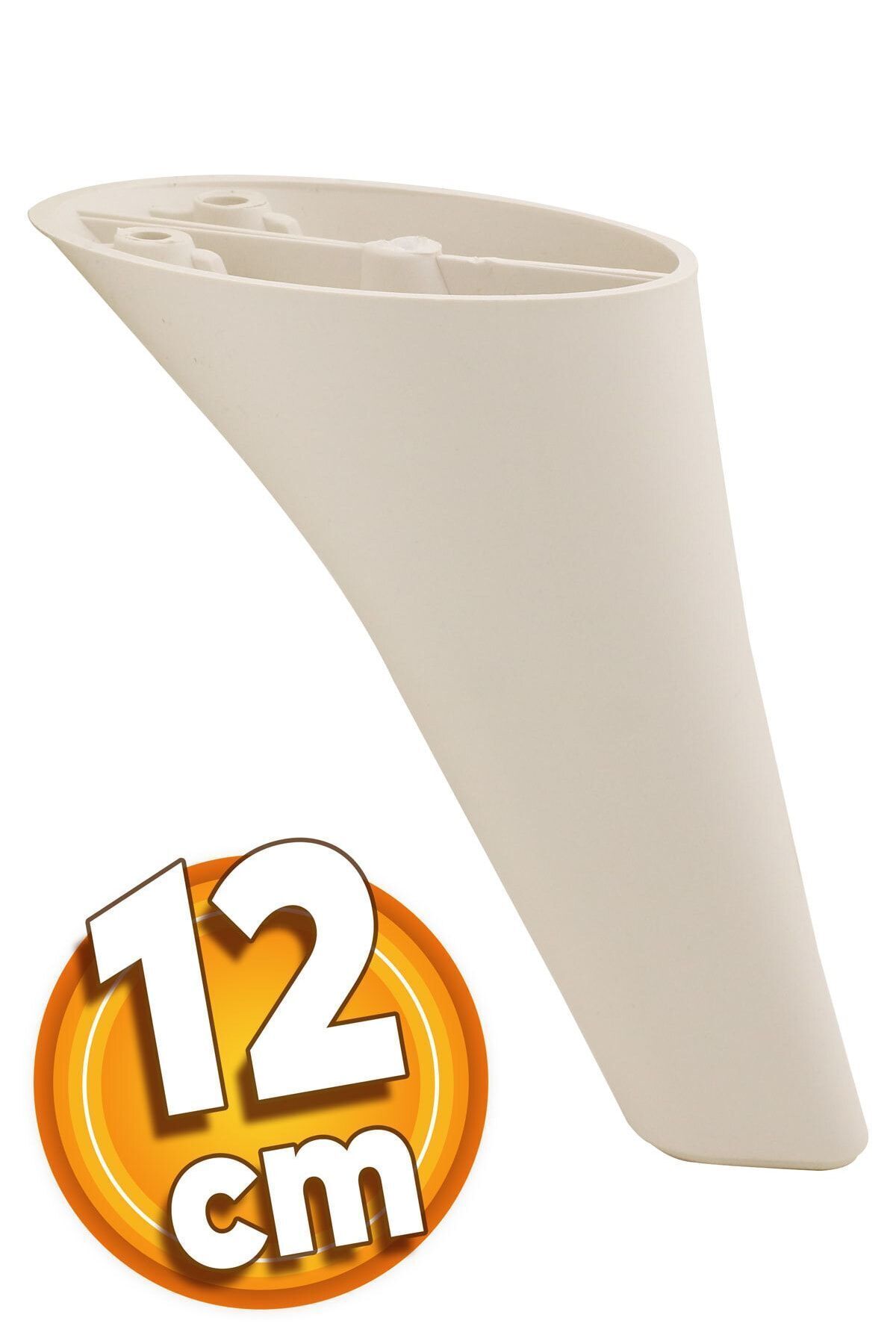 Badem10 Napoli Lüks Mobilya Kanepe Komidin Komodin Berjer Tv Ünitesi Koltuk Ayağı 12 Cm Krem Ayakları