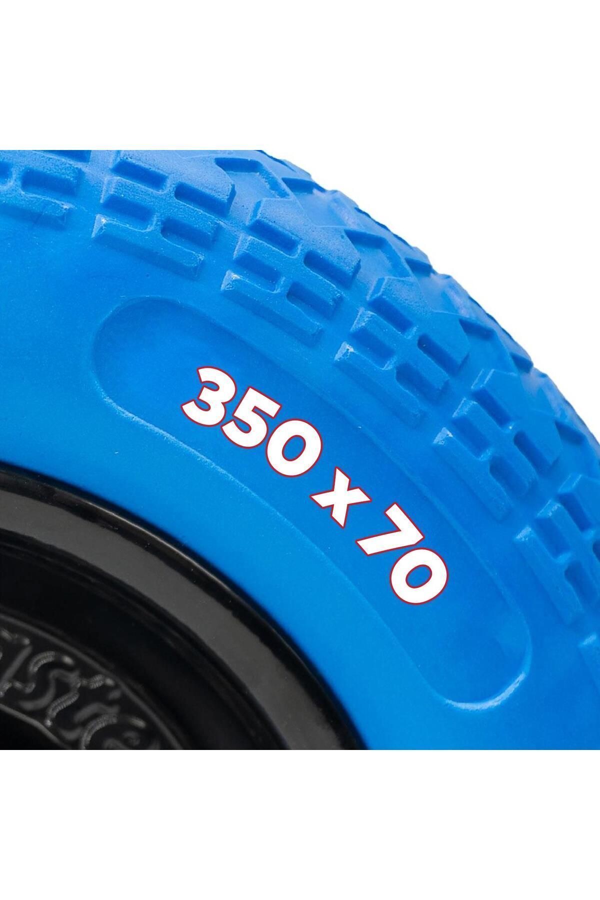 Badem10 El Arabası Yük Taşıma Tekeri Rulmanlı Patlamayan Poliüretan ...