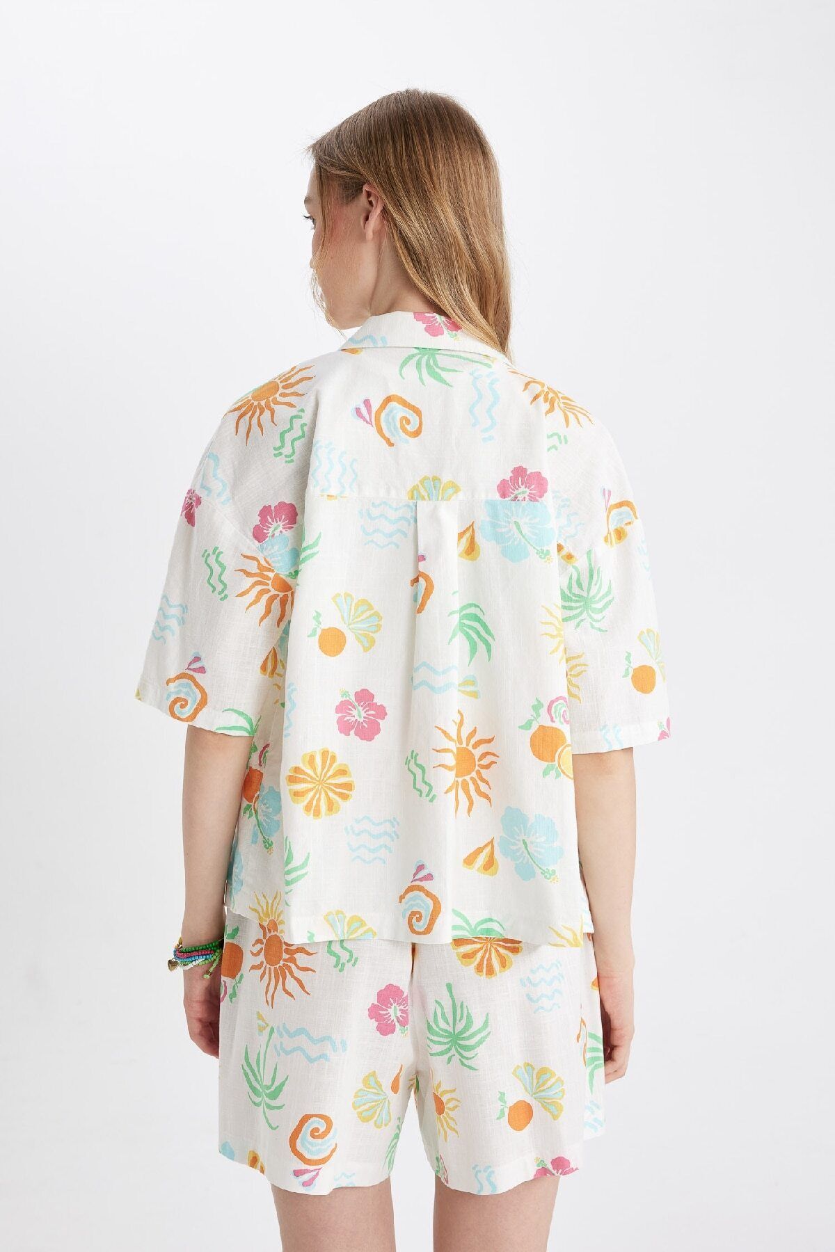 شومیز زنانه دفاکتو | D5117AX24HS Defacto - Image 7