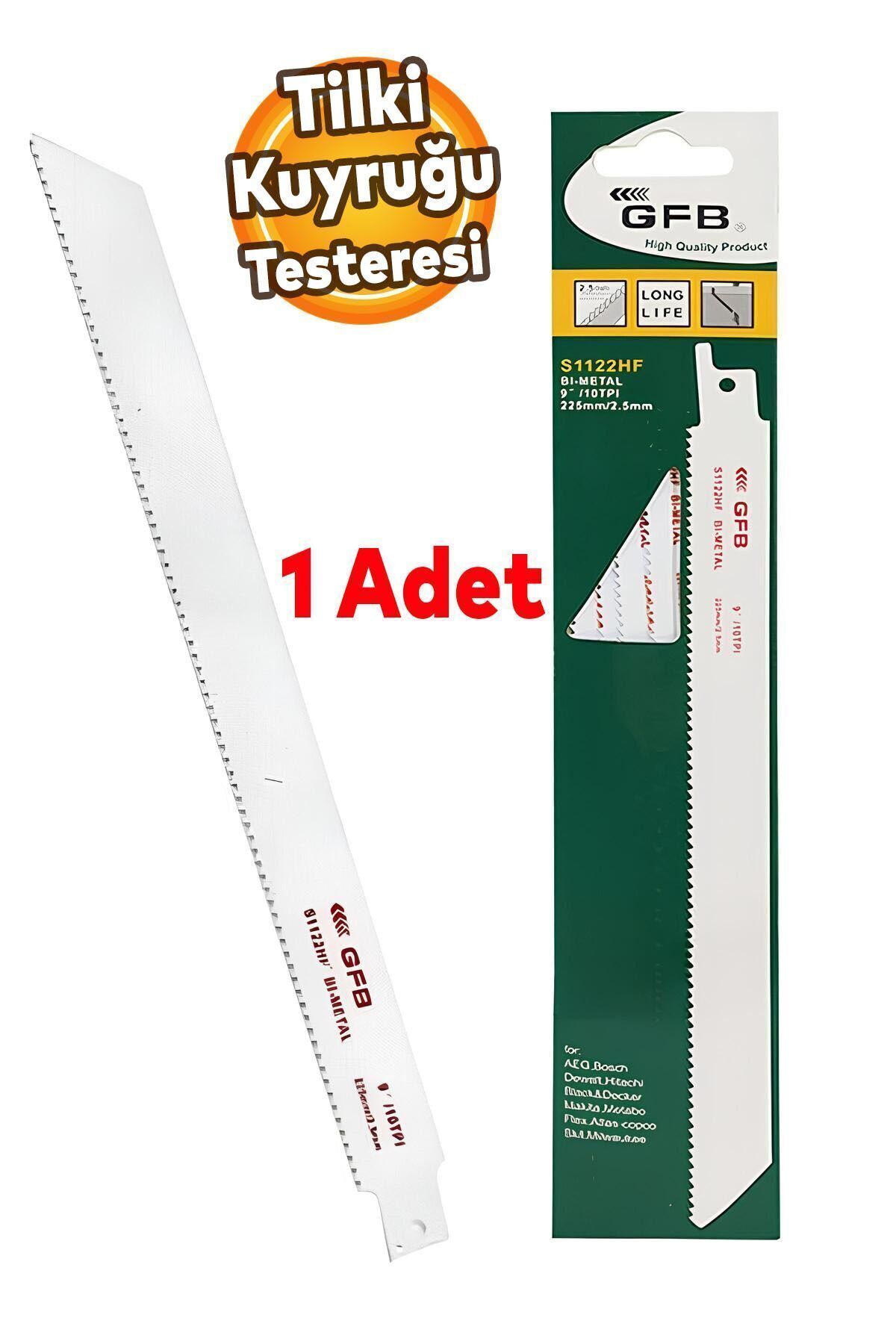 GFB Metal Ve Ahşap Tilki Kuyruğu Testeresi Yedeği Metal Kesme S1122hf 225 Mm