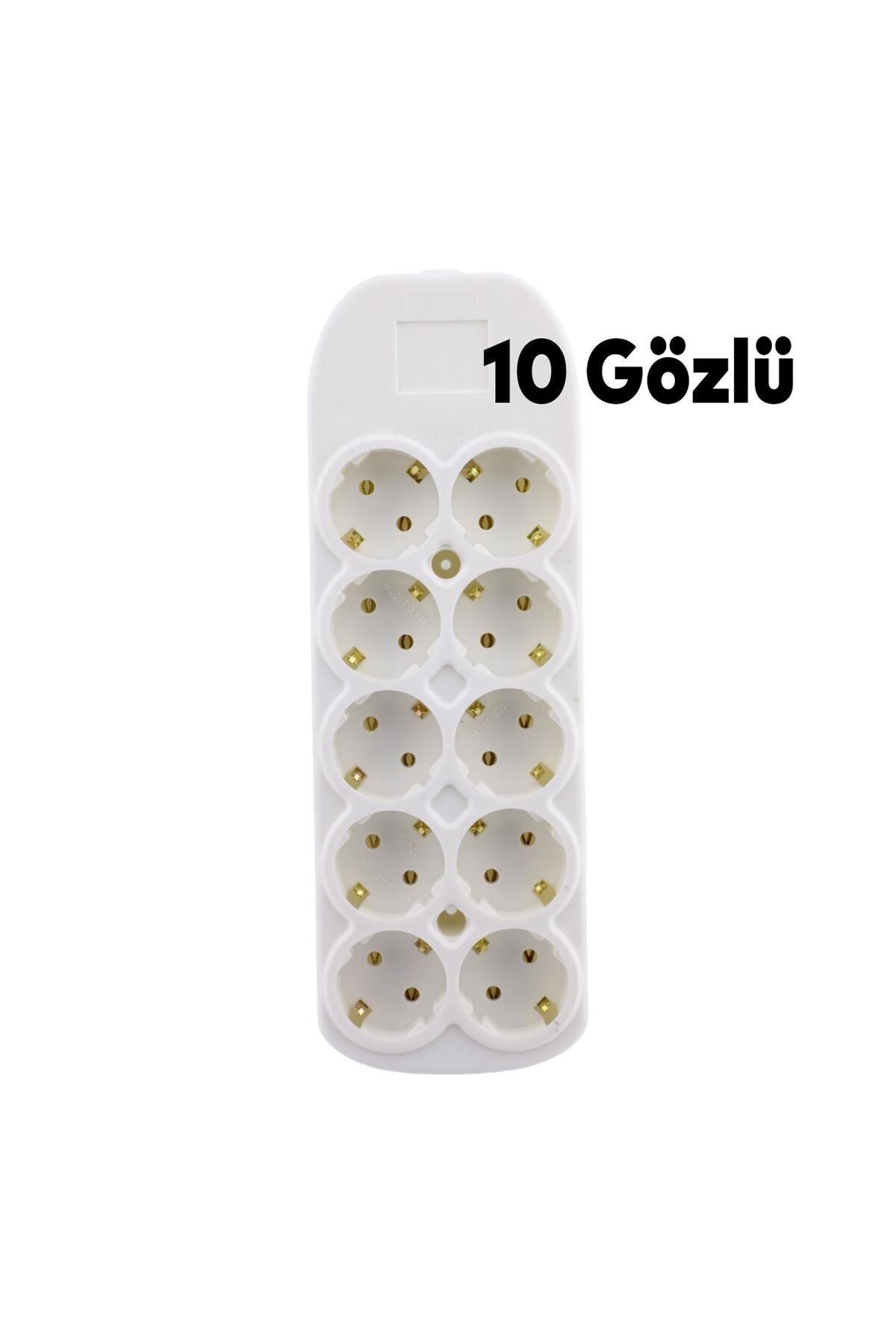 Badem10-10 Group Socket with Terminal Plug Socket Grounded Multiple Group Socket Multiplier Ten Wireless 3