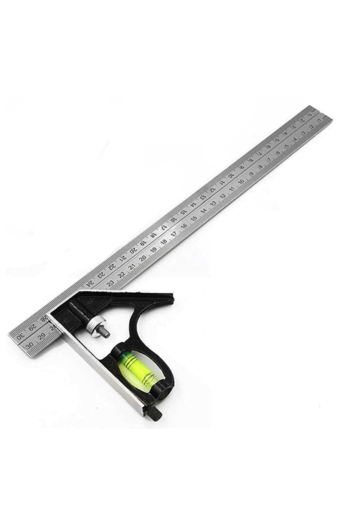 BTS Ayarlanabilir Terazili Açı Ölçer Gönye 45°-90° 30 Cm (ürün Kodu 12271)