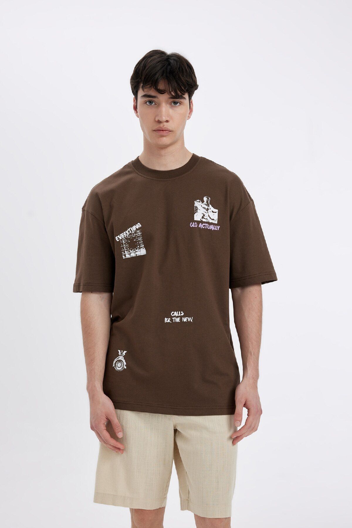 شلوارک مردانه دفاکتو | C8198AX24SM Defacto - Image 3