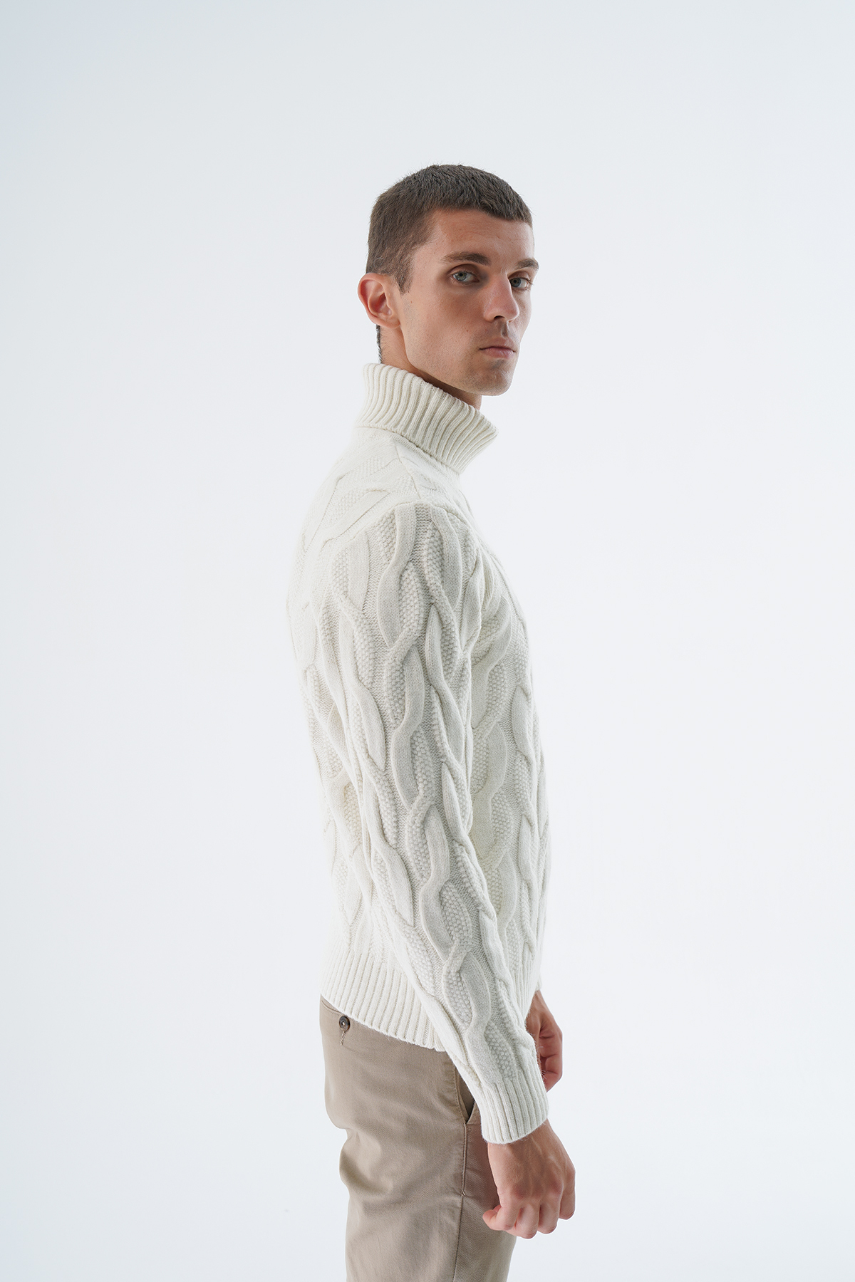 بافت و پلیور مردانه اکرو Trist Star | TRIST-5337 اورجینال - تصویر 4