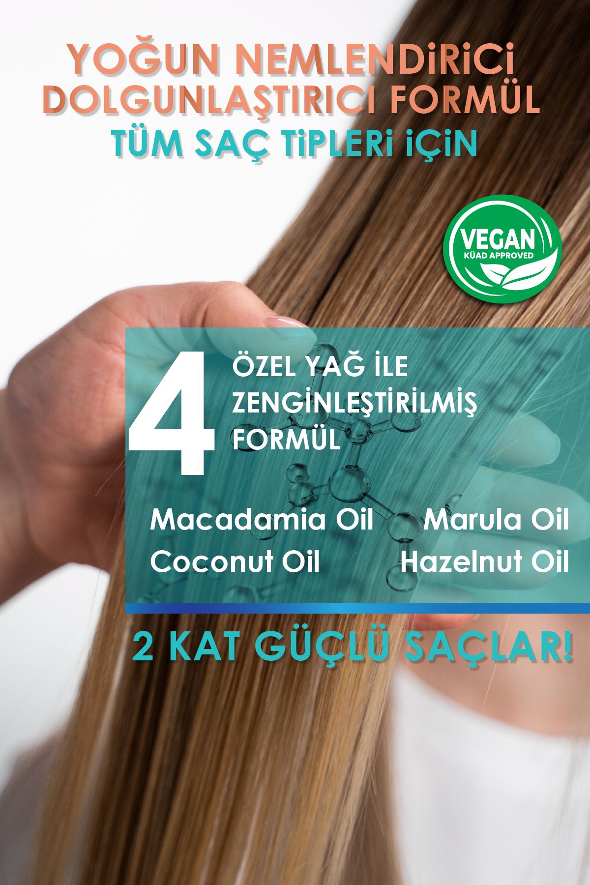 PANORAMA PROFESSIONAL-Professional Hair Care and Anti-Breakage Set - 400ml x2 Shampoo + 500ml Mask 7