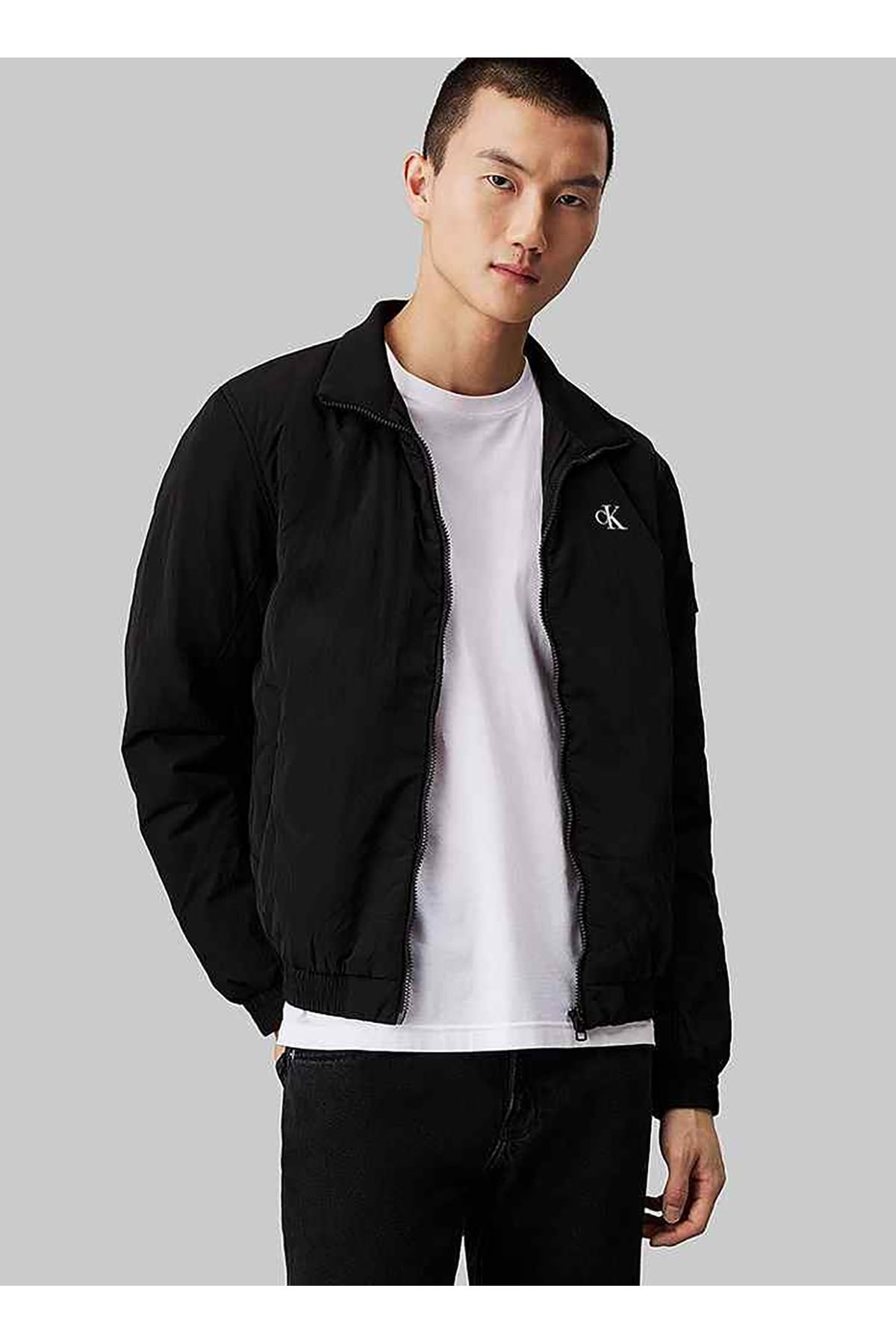 Jeans Siyah Erkek Mont J30J325592BEH PADDED HARRINGTON