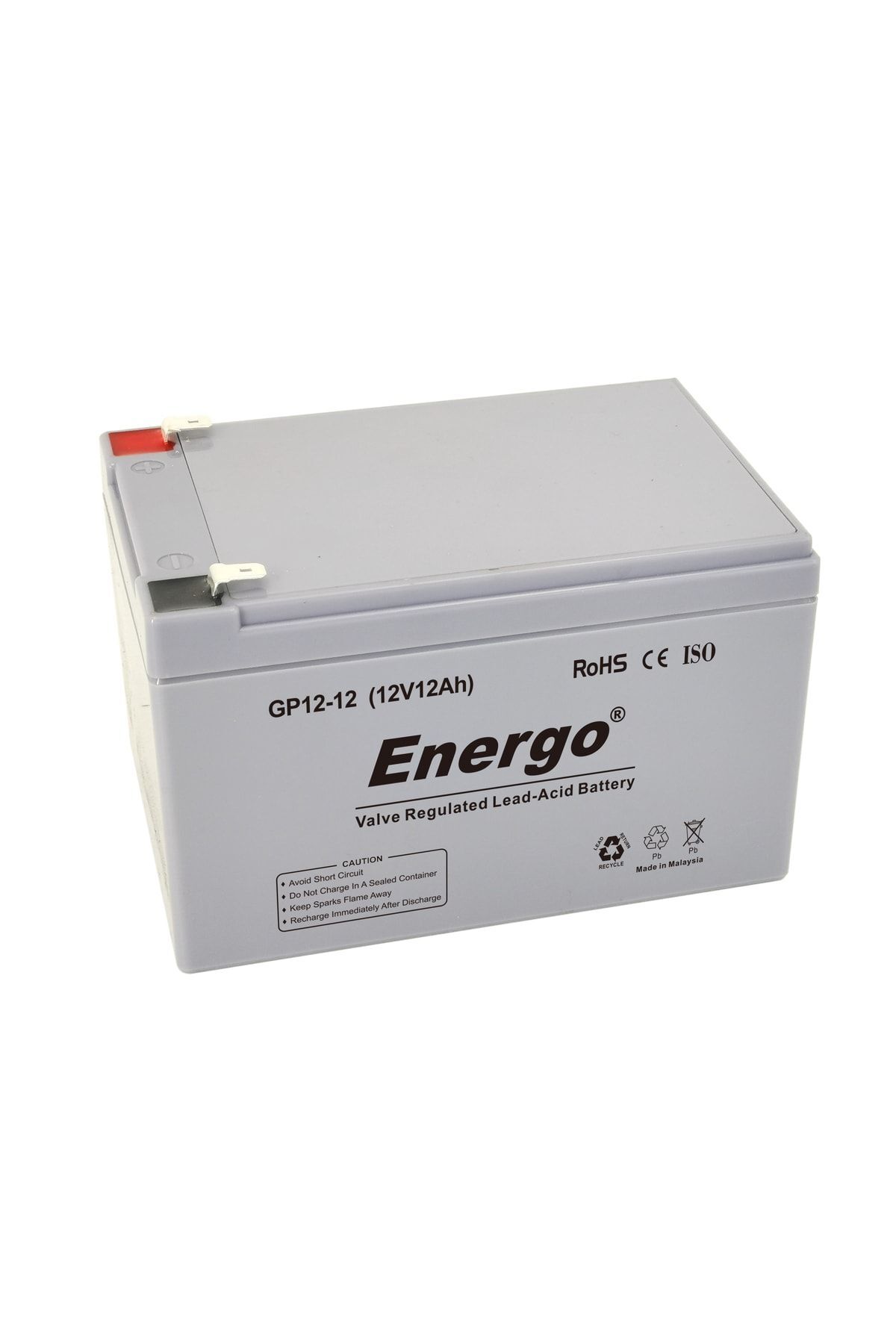 ENERGO 12 Volt 12 Ah Bakımsız Kuru Akü - Ups Akü