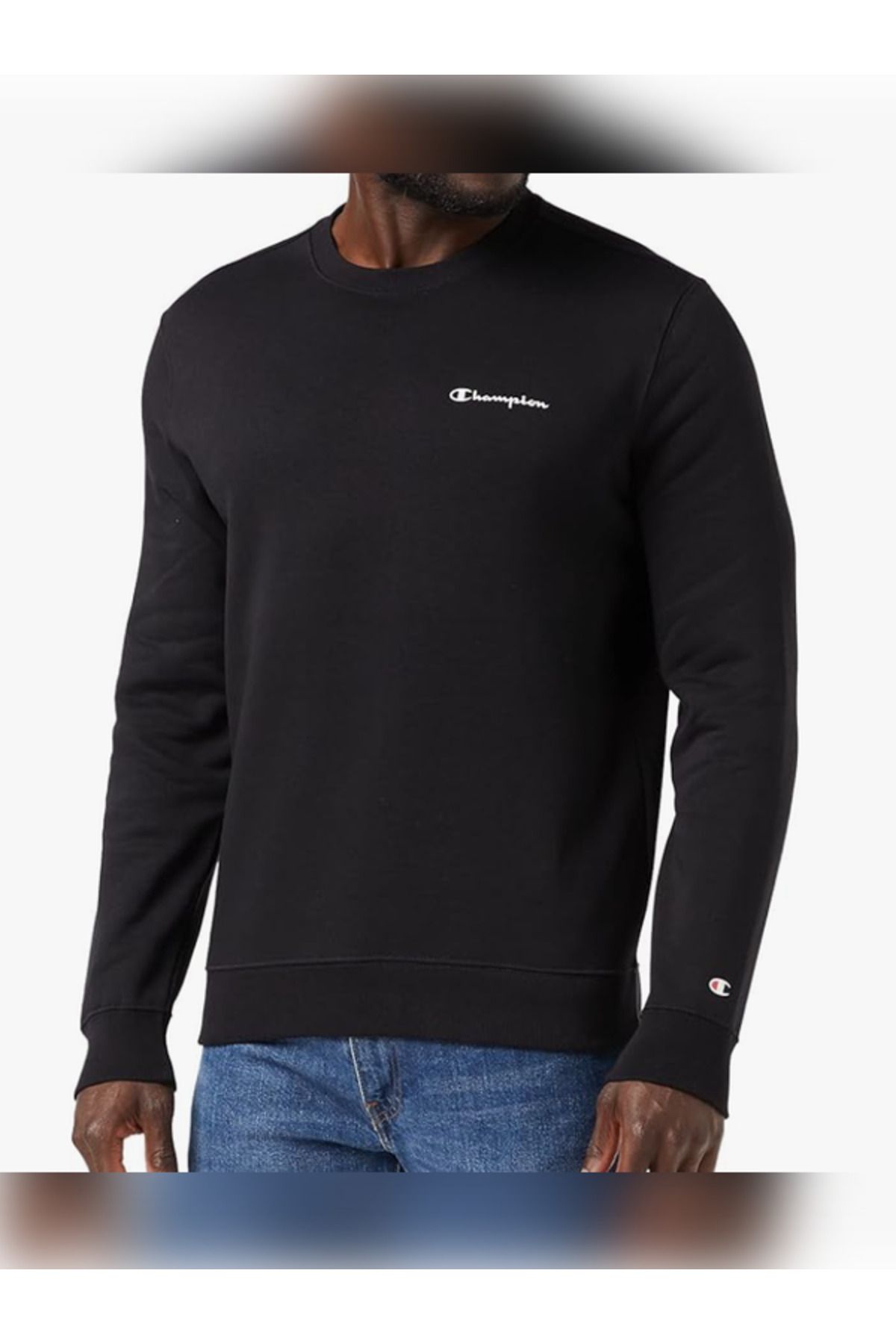 Champion Legacy Klasik Kucuk Logo Bisiklet Yaka Sweatshirt Kad n Giyim