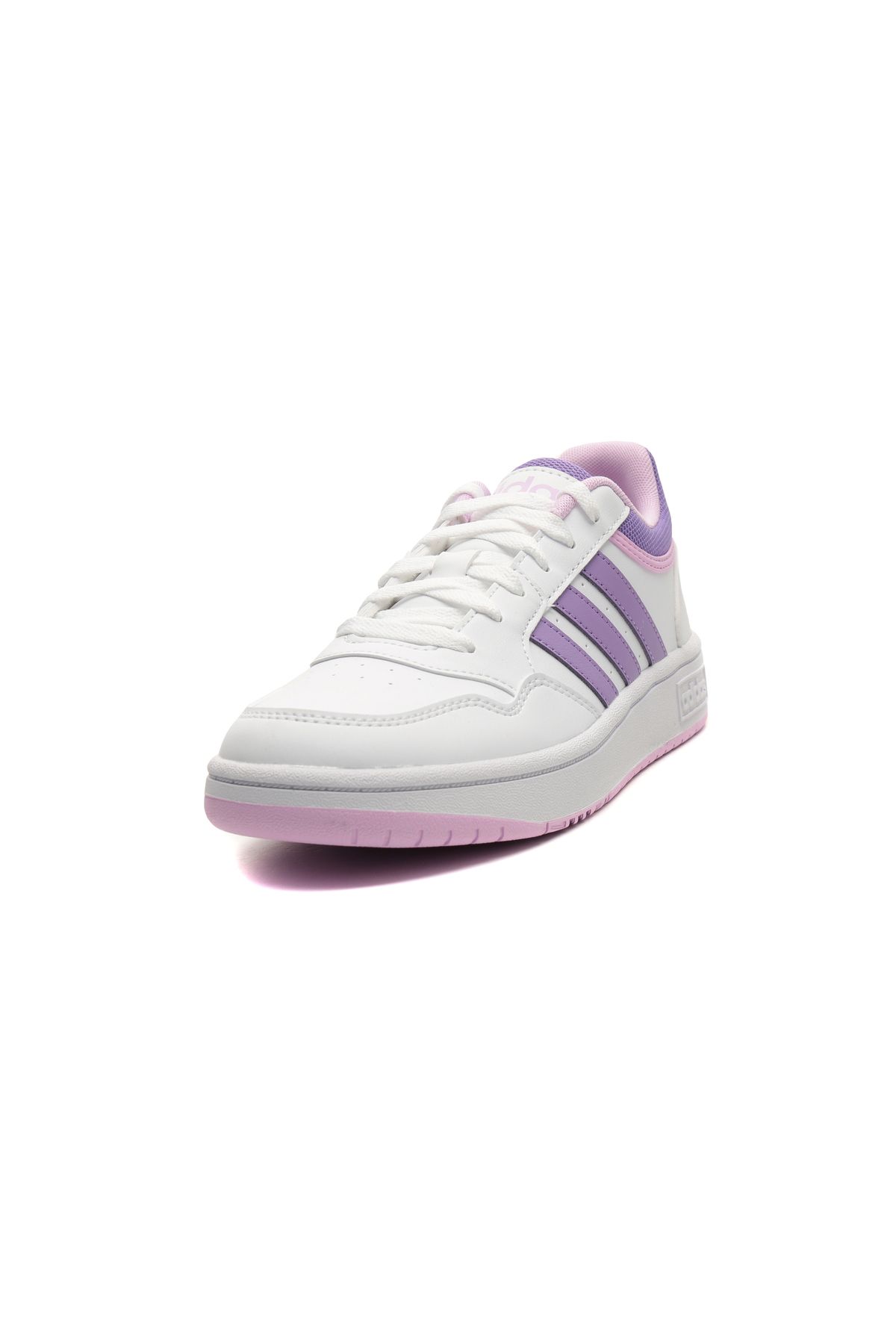کفش پیاده روی سفید زنانه ig3832 k hoops 3.0 ورزشی adidas