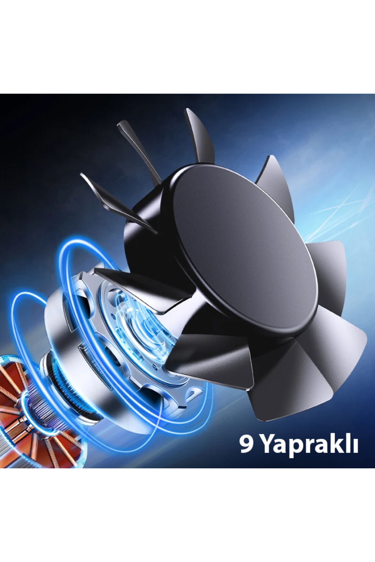 A01 Cep Telefon Soğutma Fanı Radyatör Soğutucu BEYAZ 8