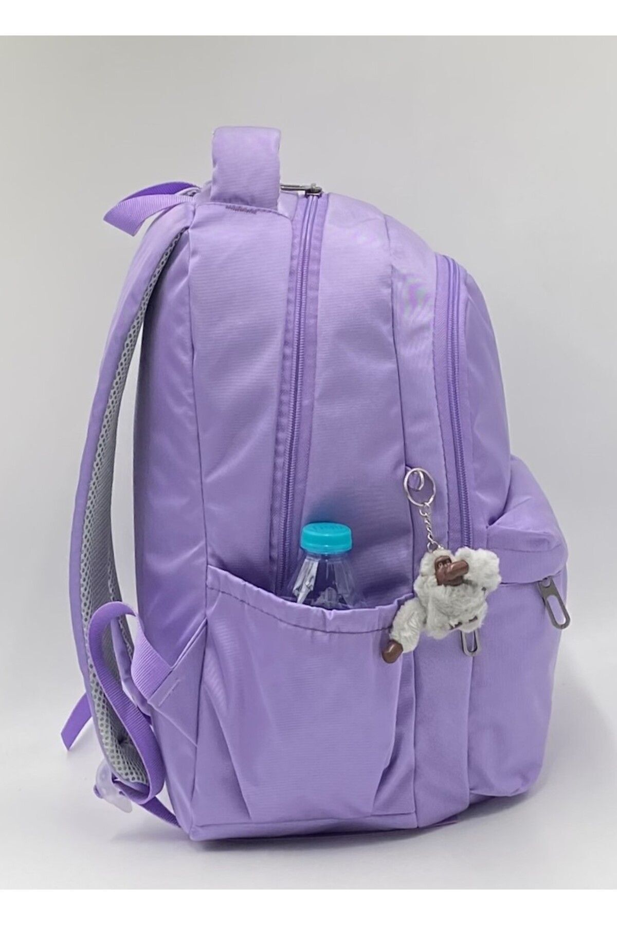 کوله پشتی زنانه بورگوندی Bevitton | 180001mix اورجینال - تصویر 5