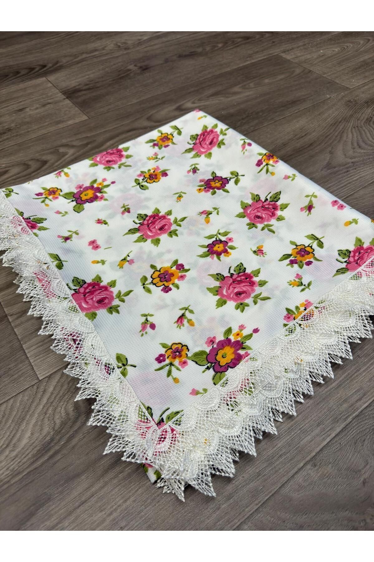 Dantelux-Stain-Proof Rose Patterned Table Cloth, Picnic Cloth, Table Cloth 3