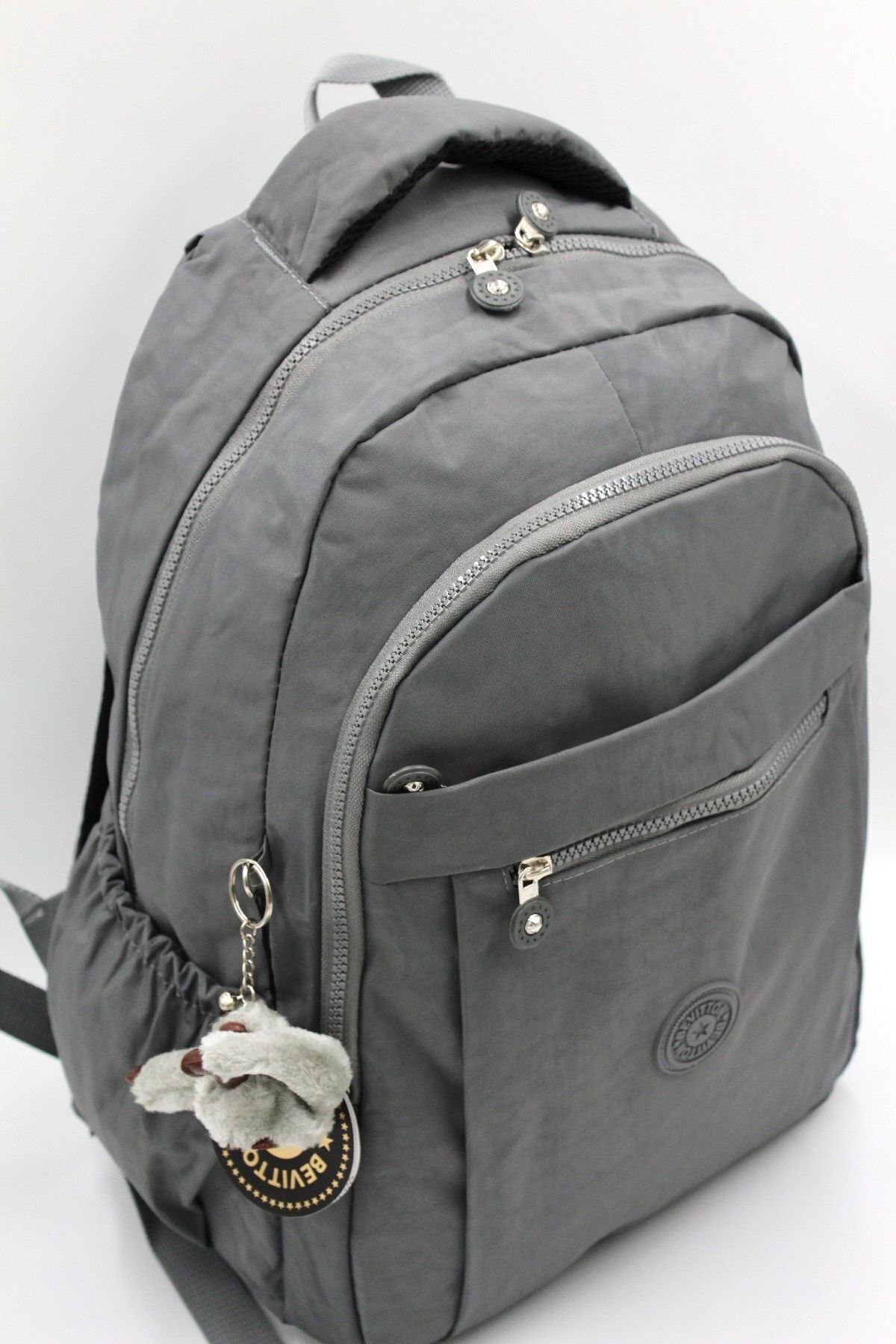 Bevitton-Gray Boy Waterproof Fabric School Backpack and Travel Consumer 2
