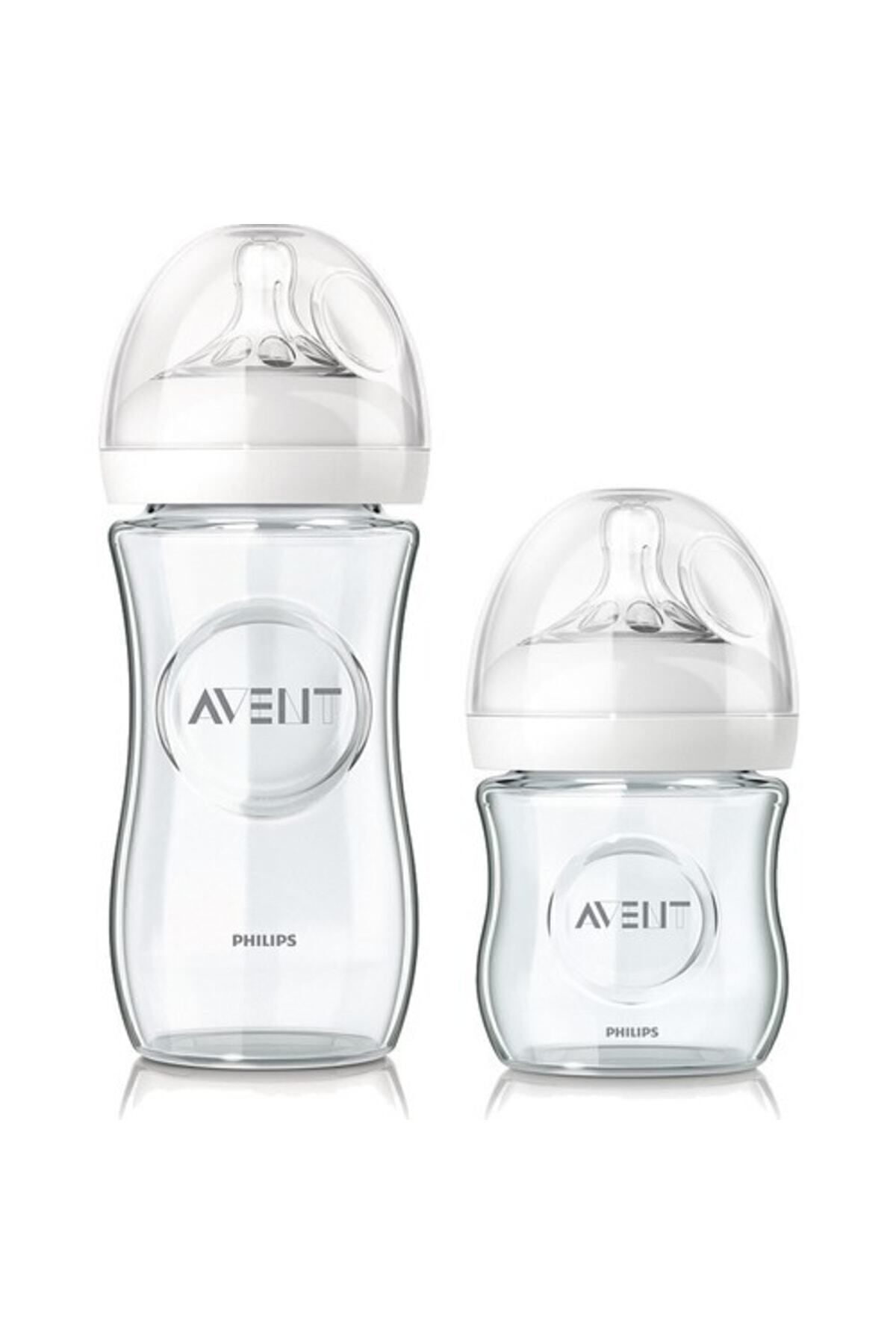 Philips Avent-Set of 2 Natural Glass Baby Bottles 6