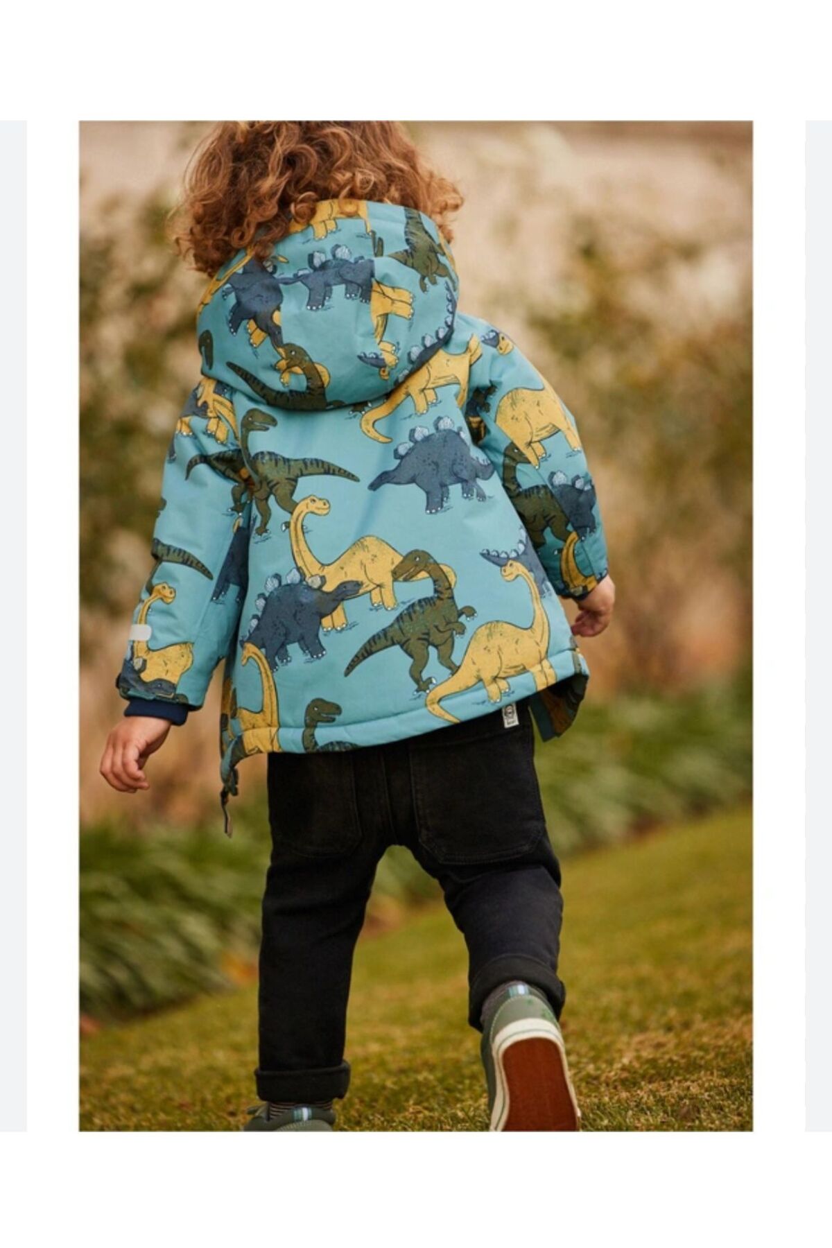 Next Dinazor Baskili Mont Kaban Su Geçirmez Kumaş fotoğrafı 3 (önizleme)