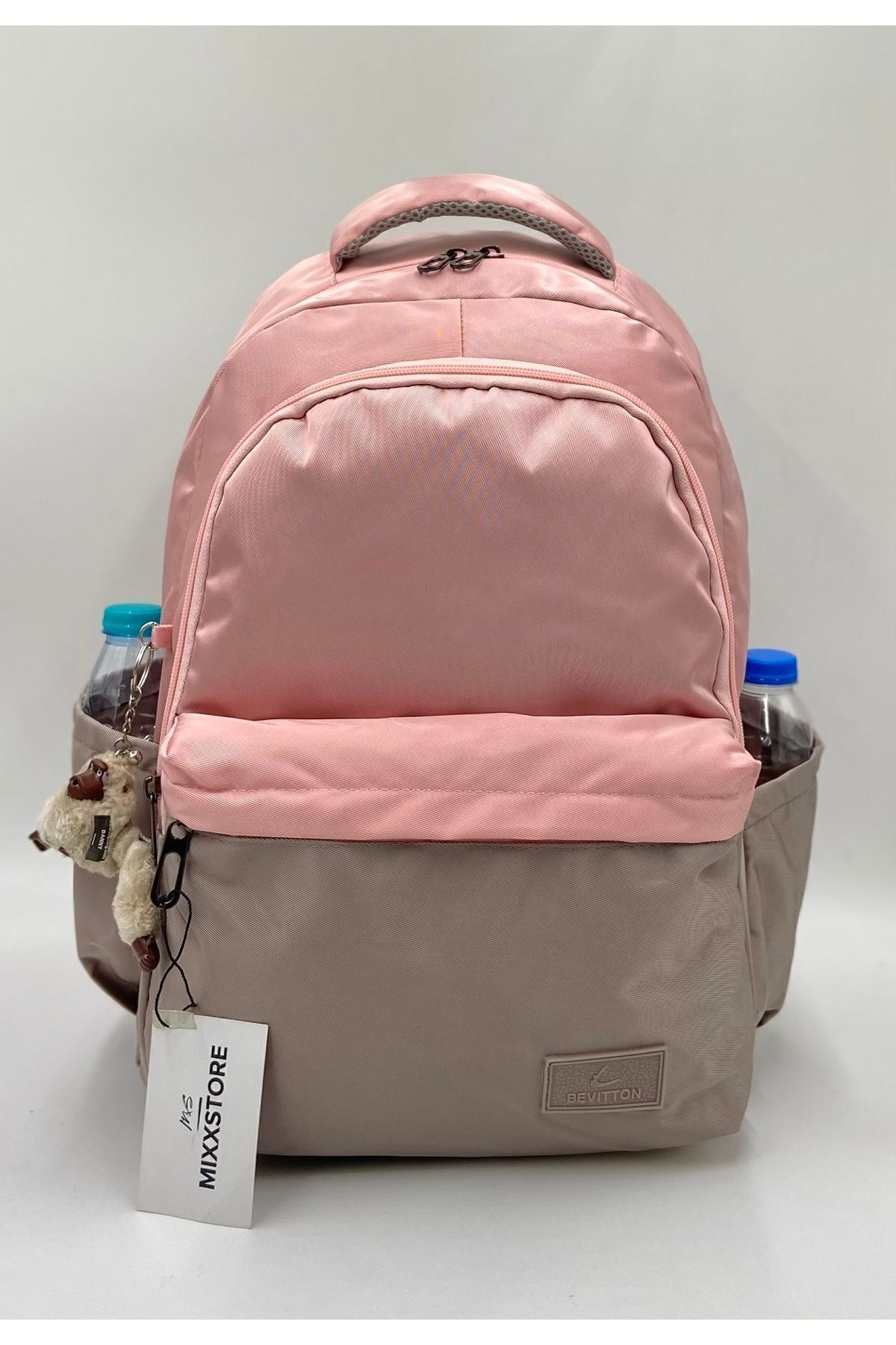 کوله پشتی زنانه صورتی Bevitton | 650001 اورجینال - تصویر 2