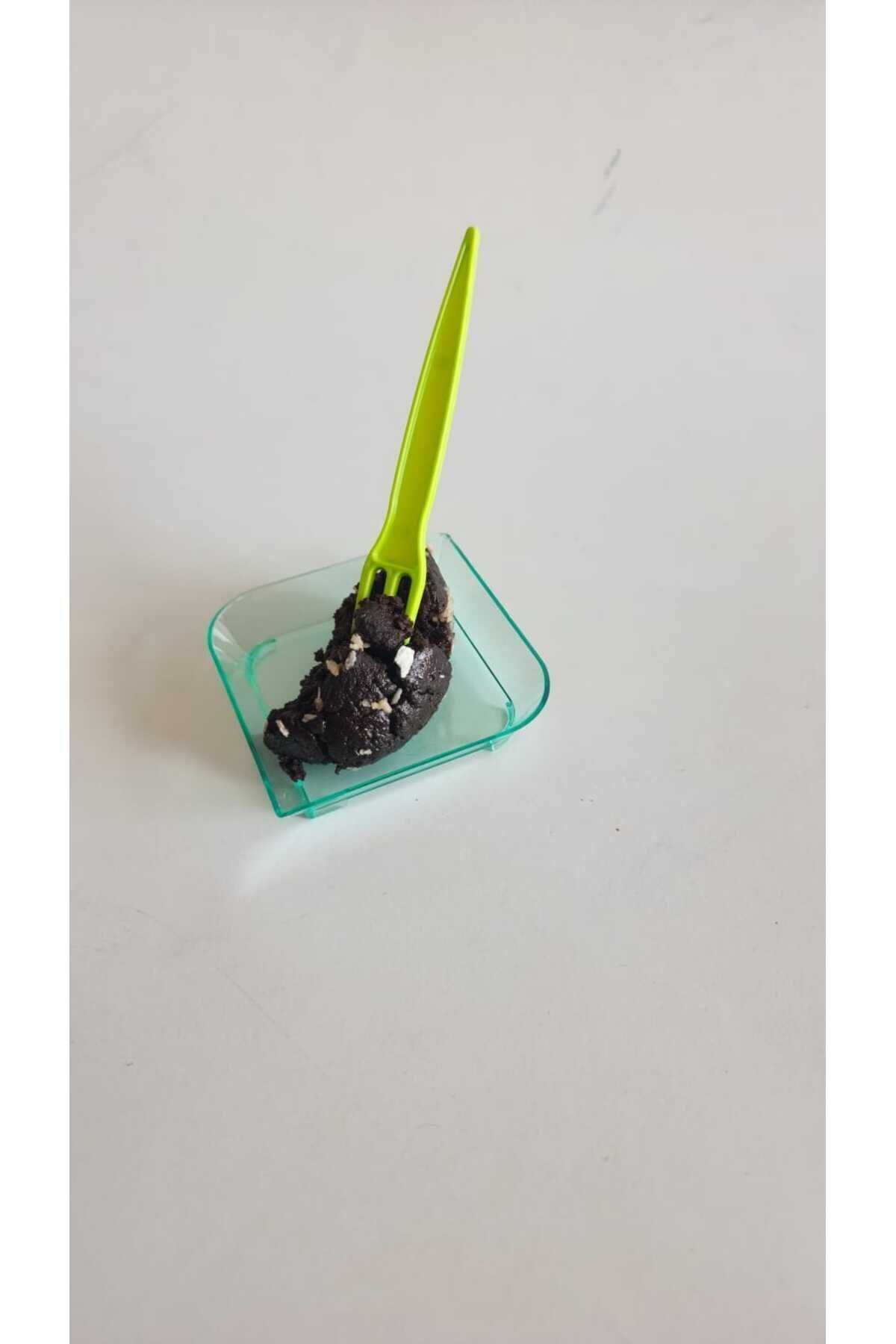 Evinizin Yardımcısı Sunumluk &kokteyl& Ikram & Cips Çatalı 8.5 Mm Lik Koktey Çatalı 500 Adet