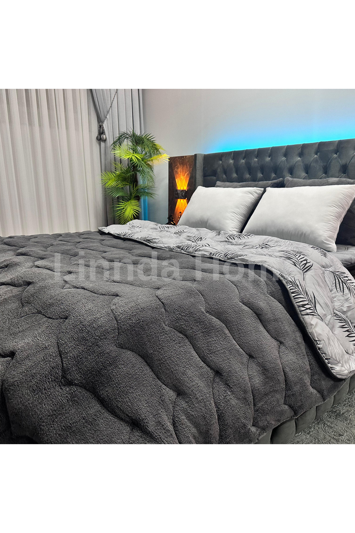 Linnda Home Tek Kişilik Çift Taraflı Welsoft Yorgan