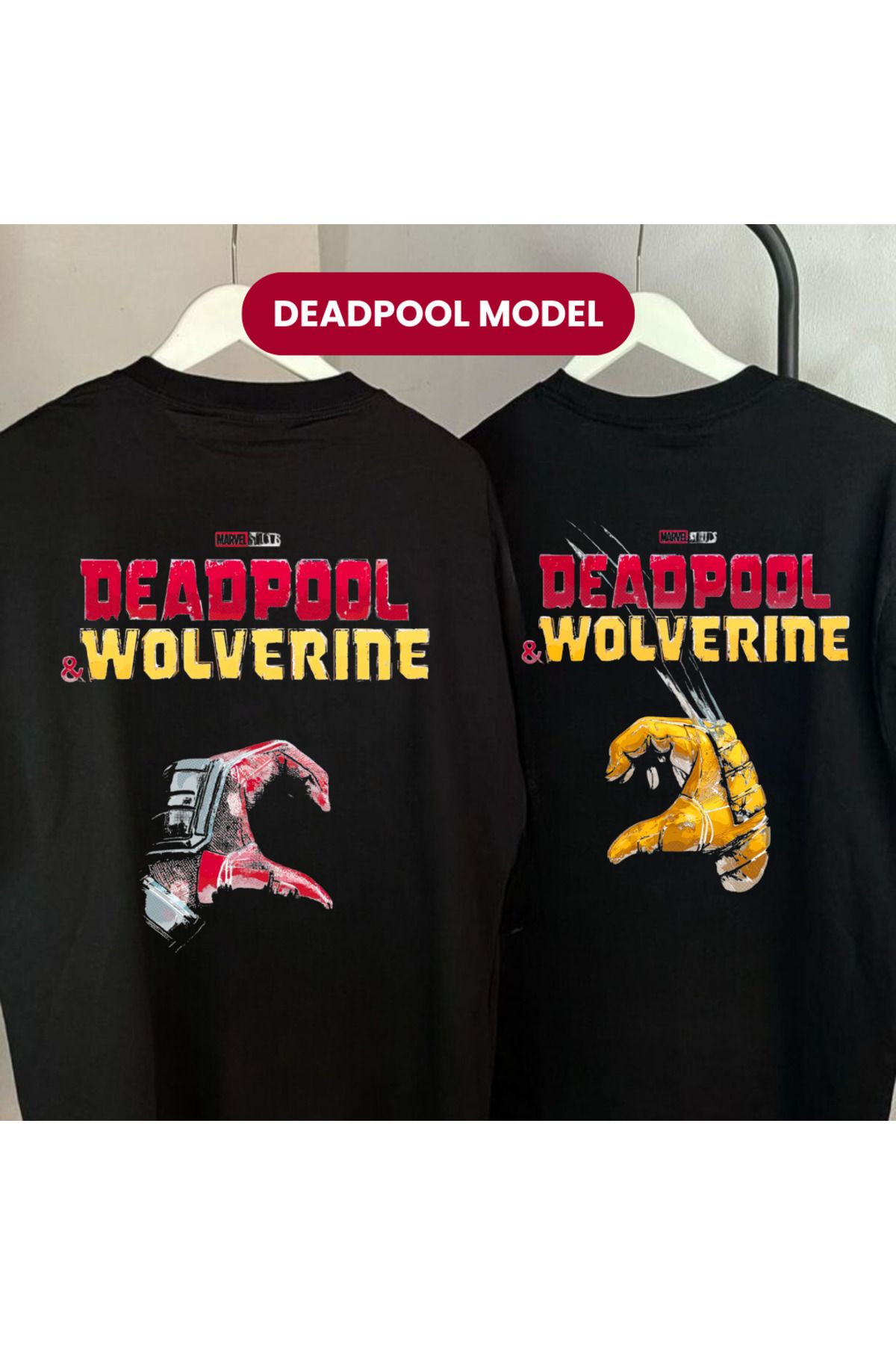 Touz Moda-Oversize tričko Deadpool a Wolverine 1