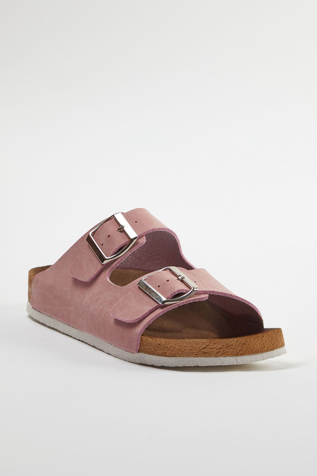 TRENDYOL SHOES-Rose Dry Double Buckle Women's Slippers Takss24Te00004 2