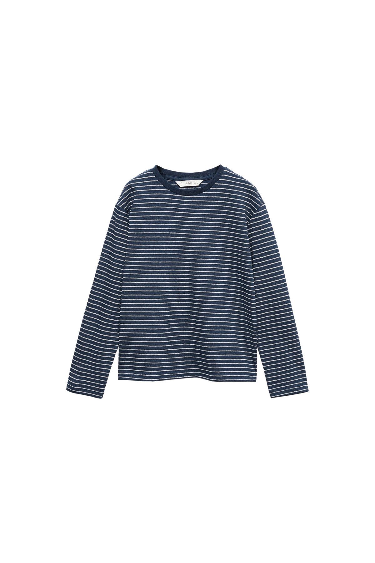 MANGO Woman-Tricou albastru miez de noapte fetita -57968636 2